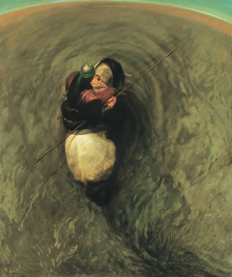 اثر بدون عنوان از حسن روح الامین اثر بدون عنوان از حسن روح الامین