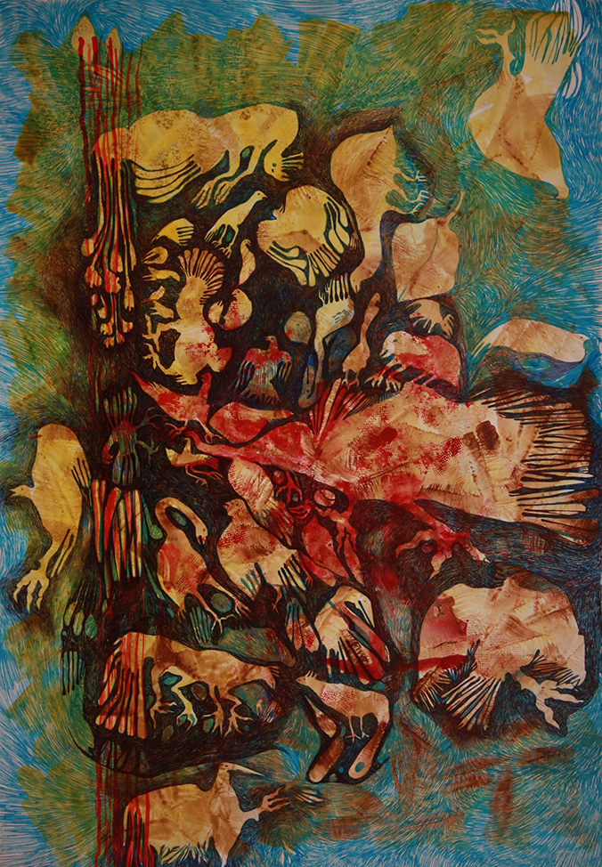 اثر گفتگوی مرغان (منطق الطیر)۳ از مریم قادری اثر گفتگوی مرغان (منطق الطیر)۳ از مریم قادری