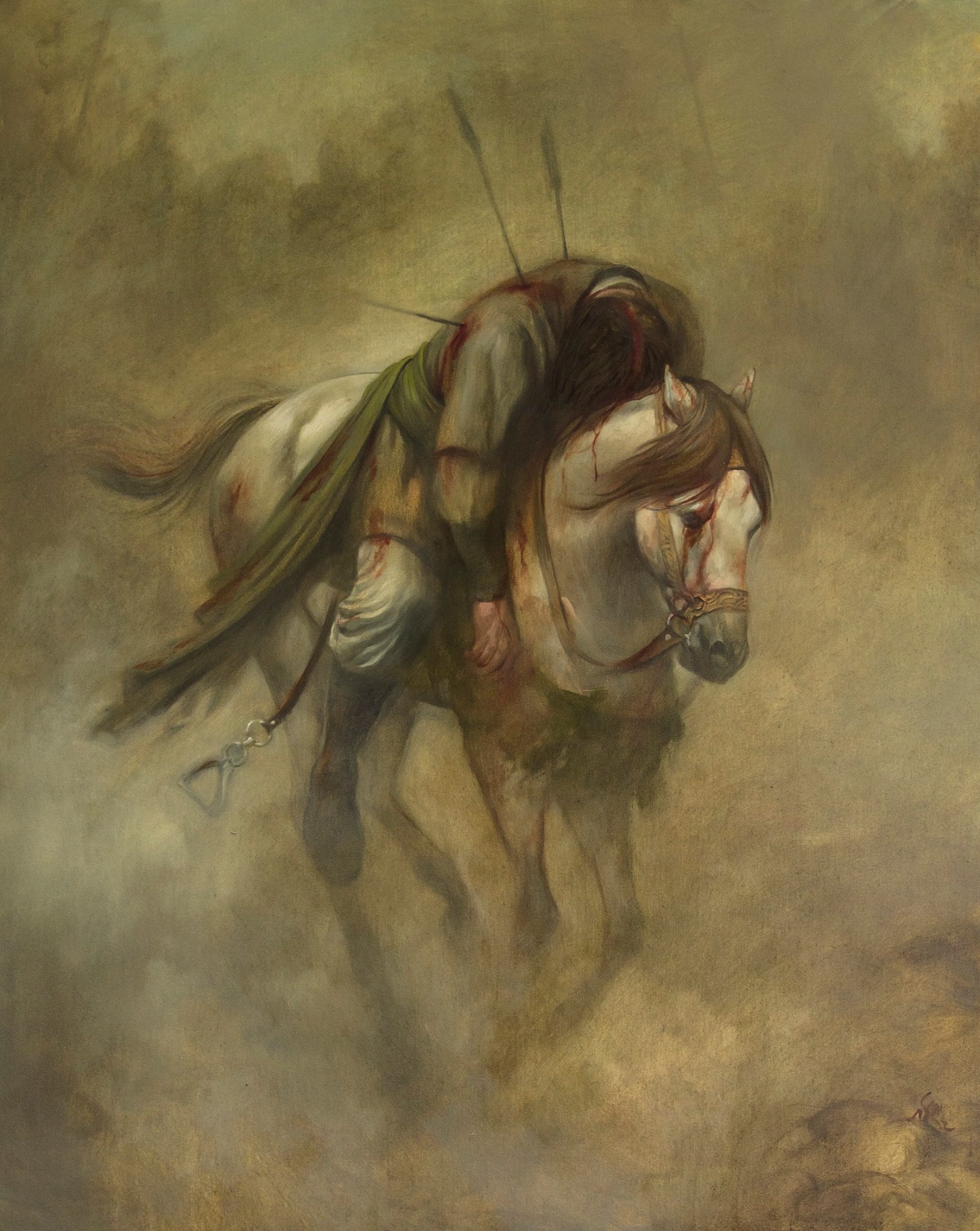 اثر بدون عنوان از حسن روح الامین اثر بدون عنوان از حسن روح الامین