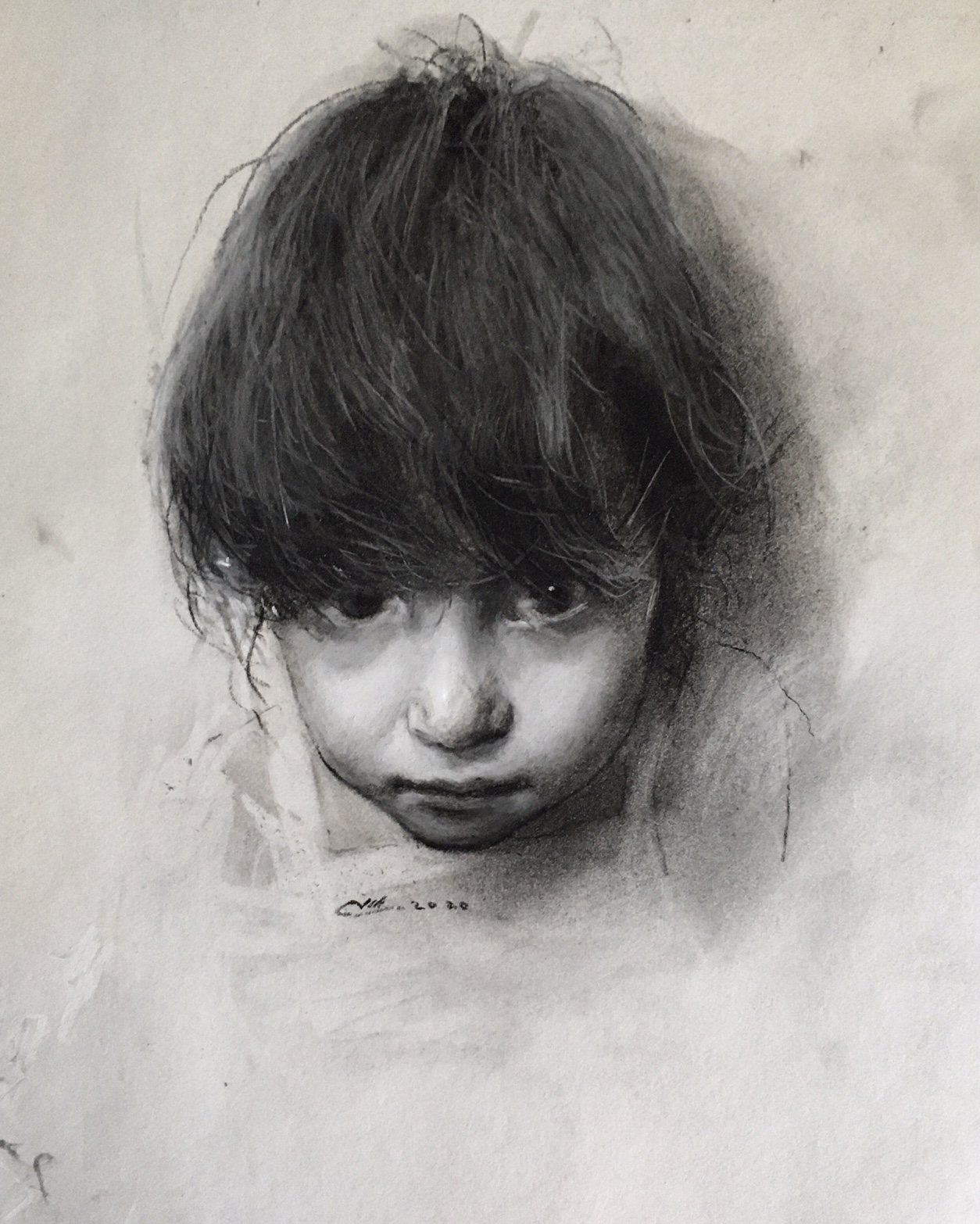 Artwork One day a portrait of my daughter 3 by Yaser Mirzaee Artwork One day a portrait of my daughter 3 by Yaser Mirzaee