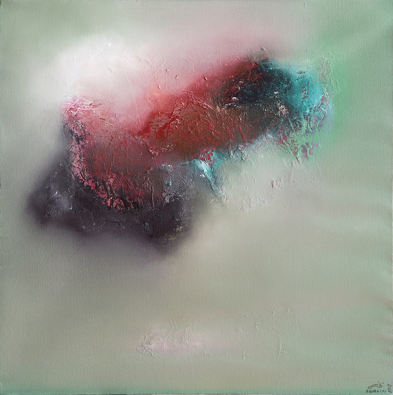 اثر بدون عنوان سبز دو از ترانه ابراهیمی اثر بدون عنوان سبز دو از ترانه ابراهیمی