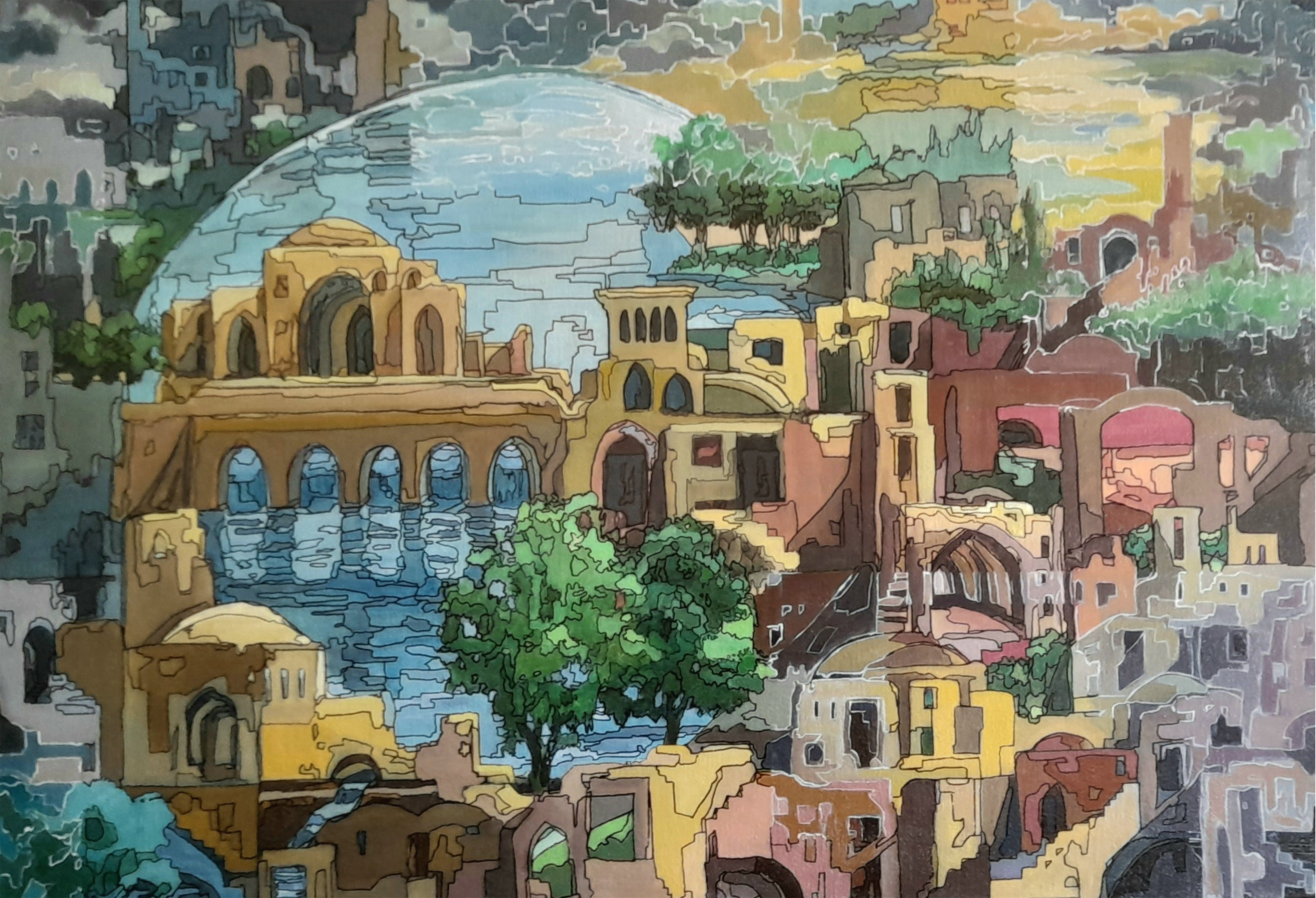 Artwork Dream sity7 by mehdi khajooei Artwork Dream sity7 by mehdi khajooei