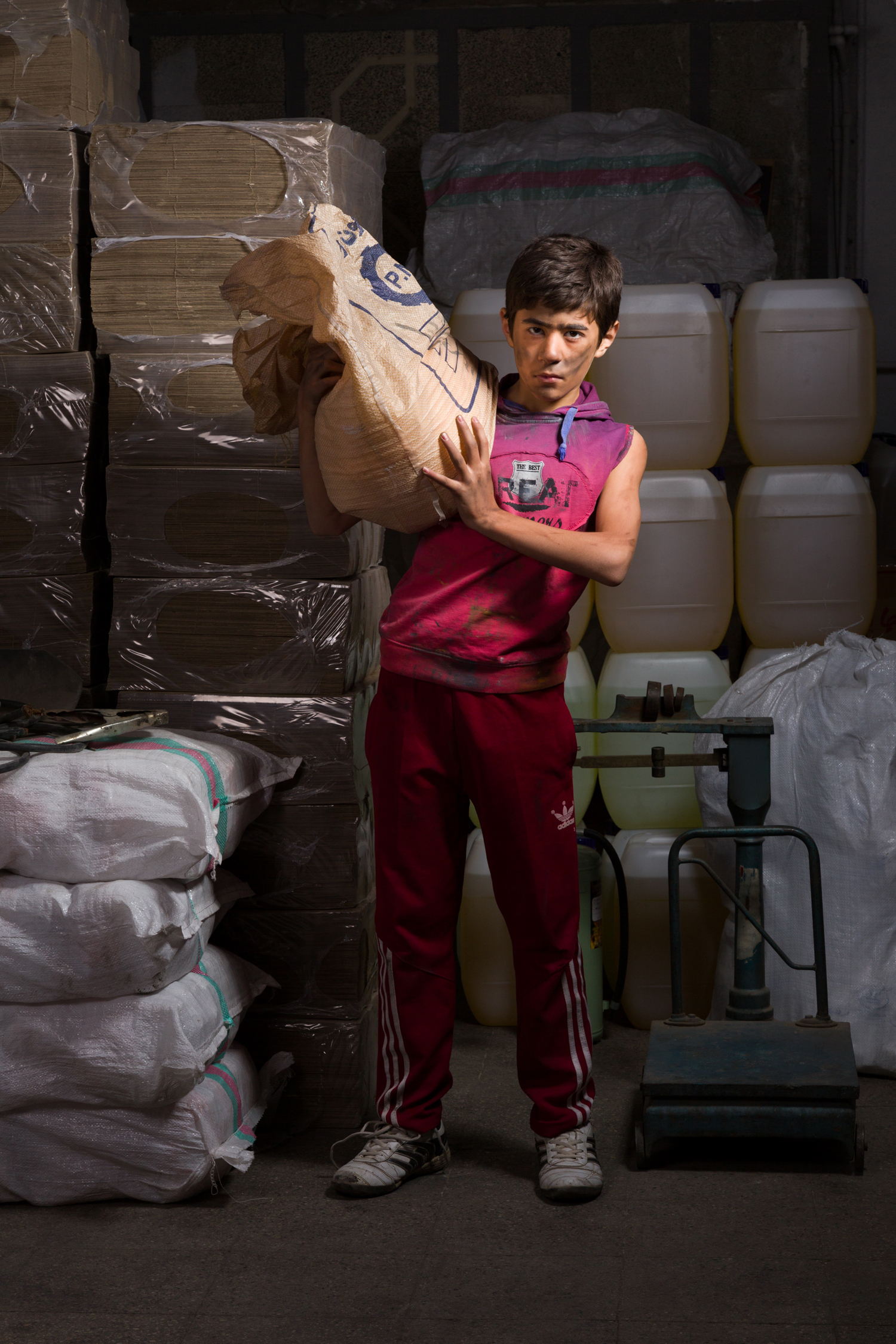 Artwork child in manufactory by Arsham Rezaei Artwork child in manufactory by Arsham Rezaei