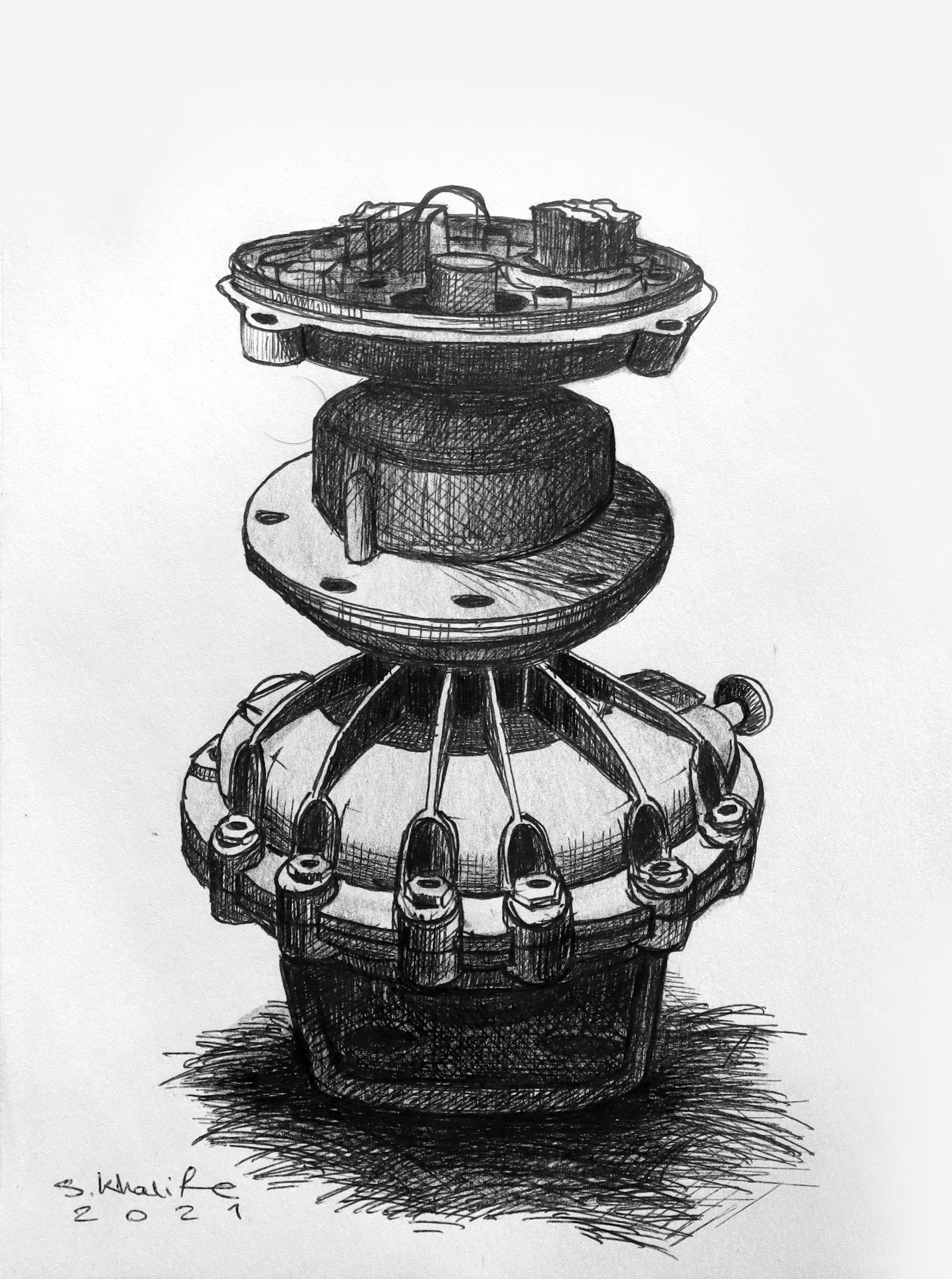 اثر بدون عنوان از صادق خلیفه اثر بدون عنوان از صادق خلیفه
