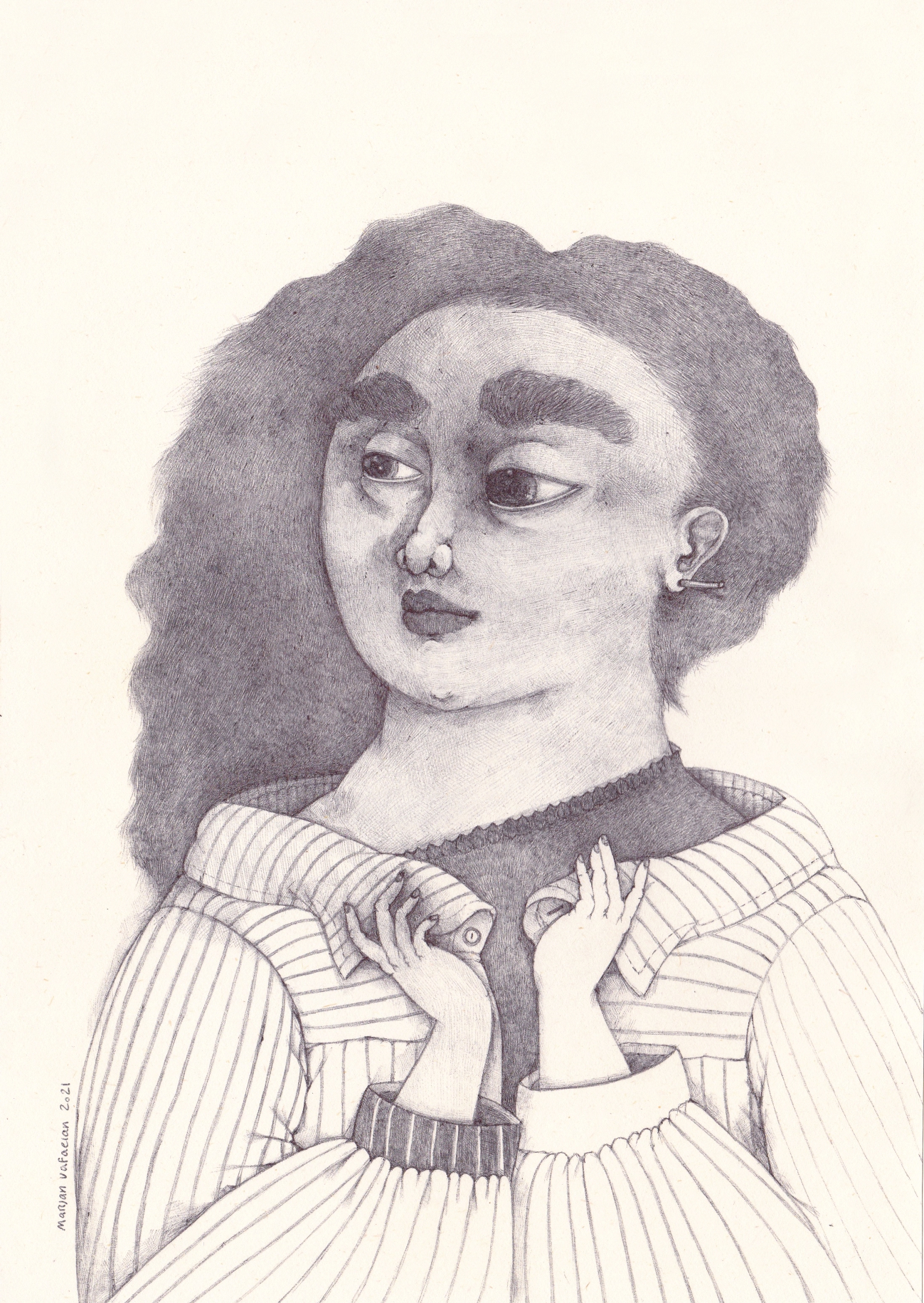 اثر بدون عنوان از مرجان وفائیان اثر بدون عنوان از مرجان وفائیان