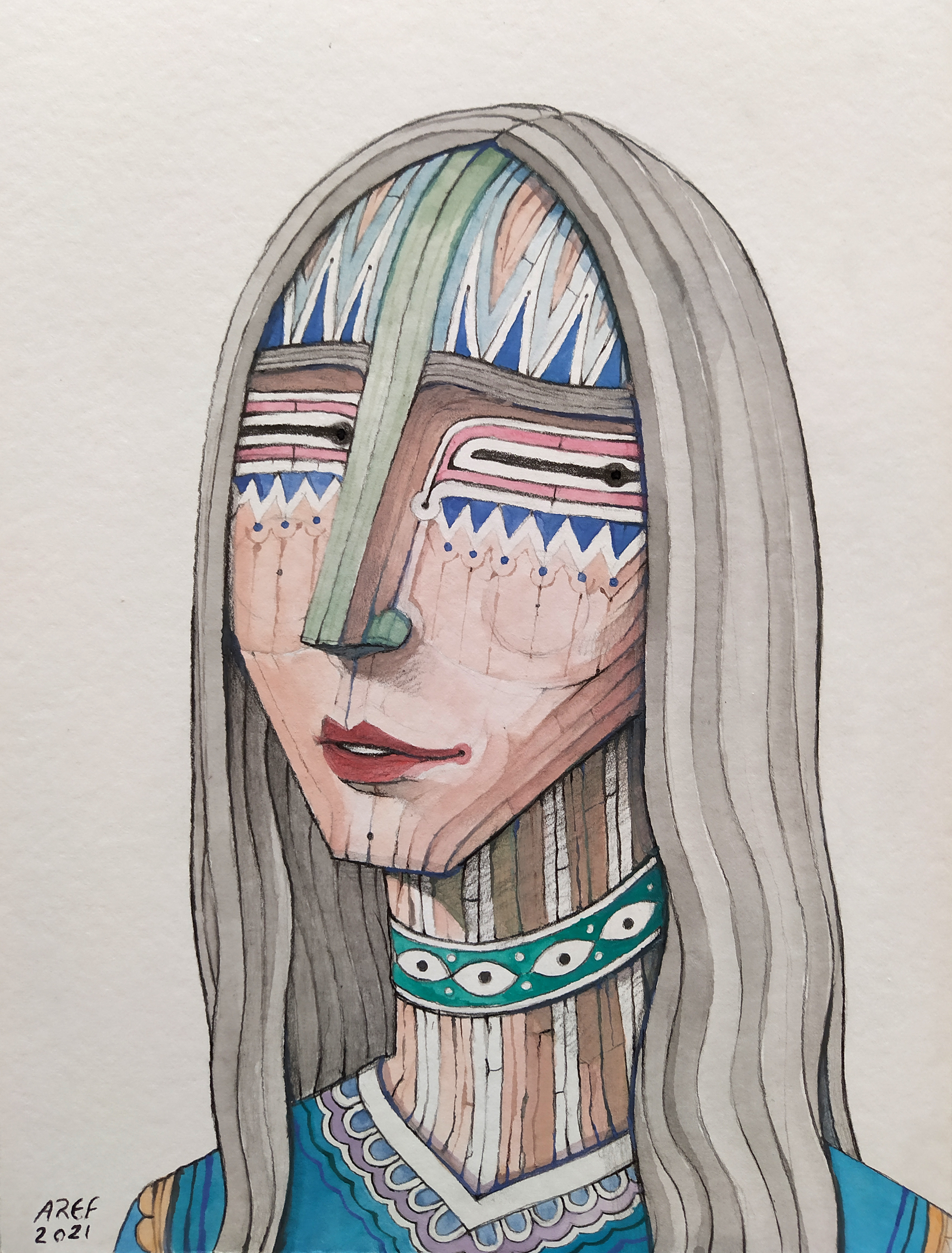 Artwork The angel who does not sleep by Aref Niazi Artwork The angel who does not sleep by Aref Niazi