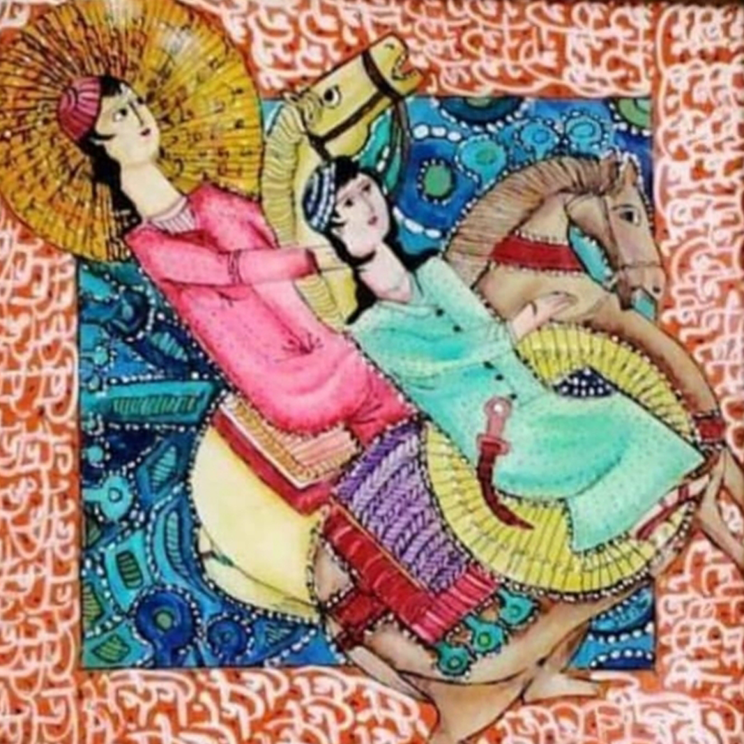 اثر عاشقانه از بهزاد نقاش اثر عاشقانه از بهزاد نقاش