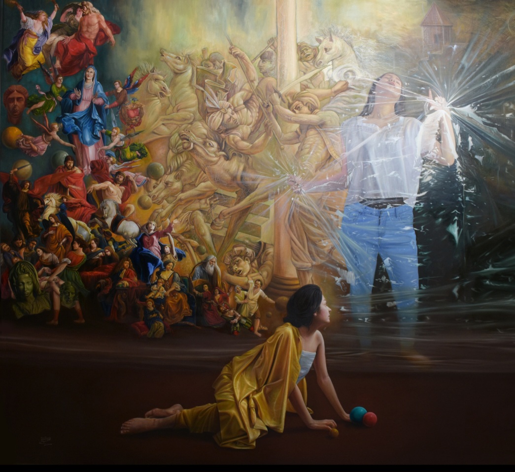 اثر دایره تکامل ۱ از جواد بیاد اثر دایره تکامل ۱ از جواد بیاد