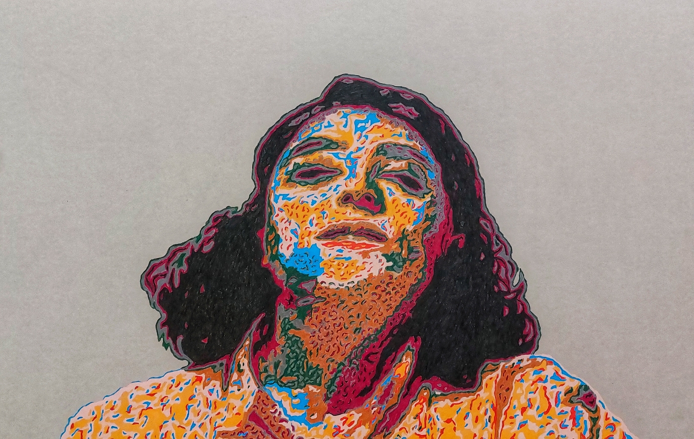 Artwork selfportrait two one by Ghazaleh Khoshghadam Artwork selfportrait two one by Ghazaleh Khoshghadam