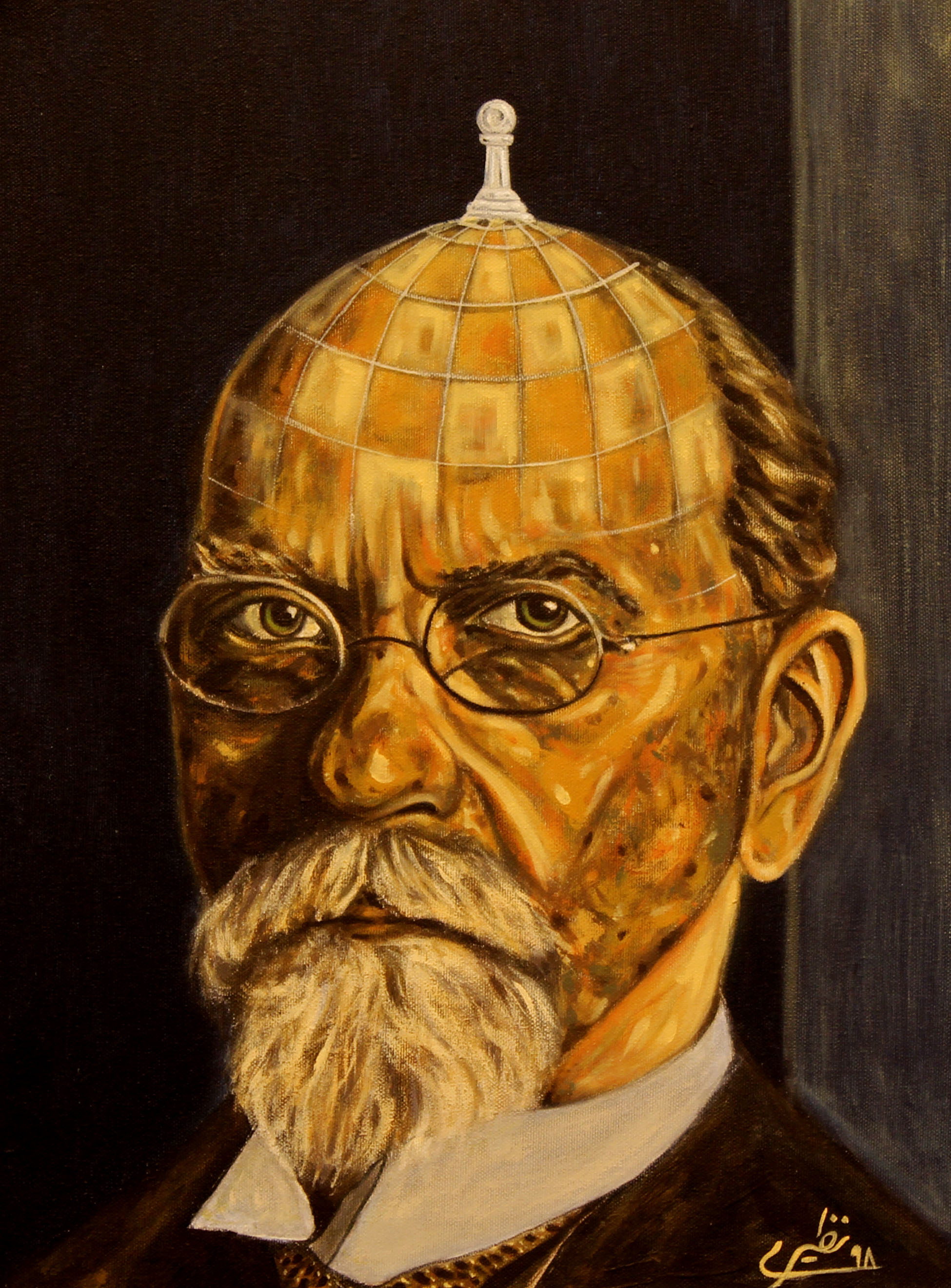 Artwork face to face with philosophers -Husserl by Sina Naziri Artwork face to face with philosophers -Husserl by Sina Naziri