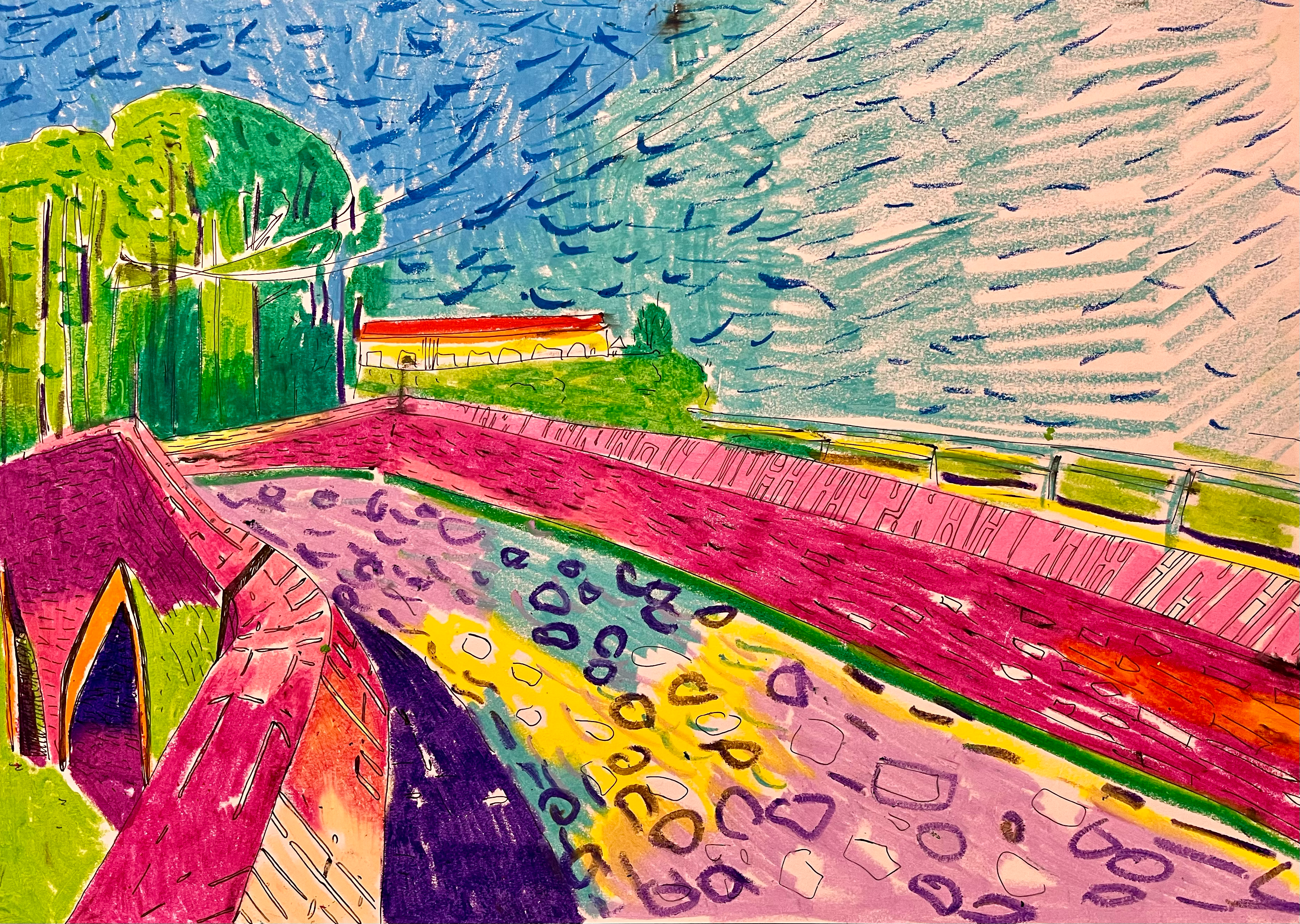 Artwork Ponel bridge second by Sara Soheilyfar Artwork Ponel bridge second by Sara Soheilyfar