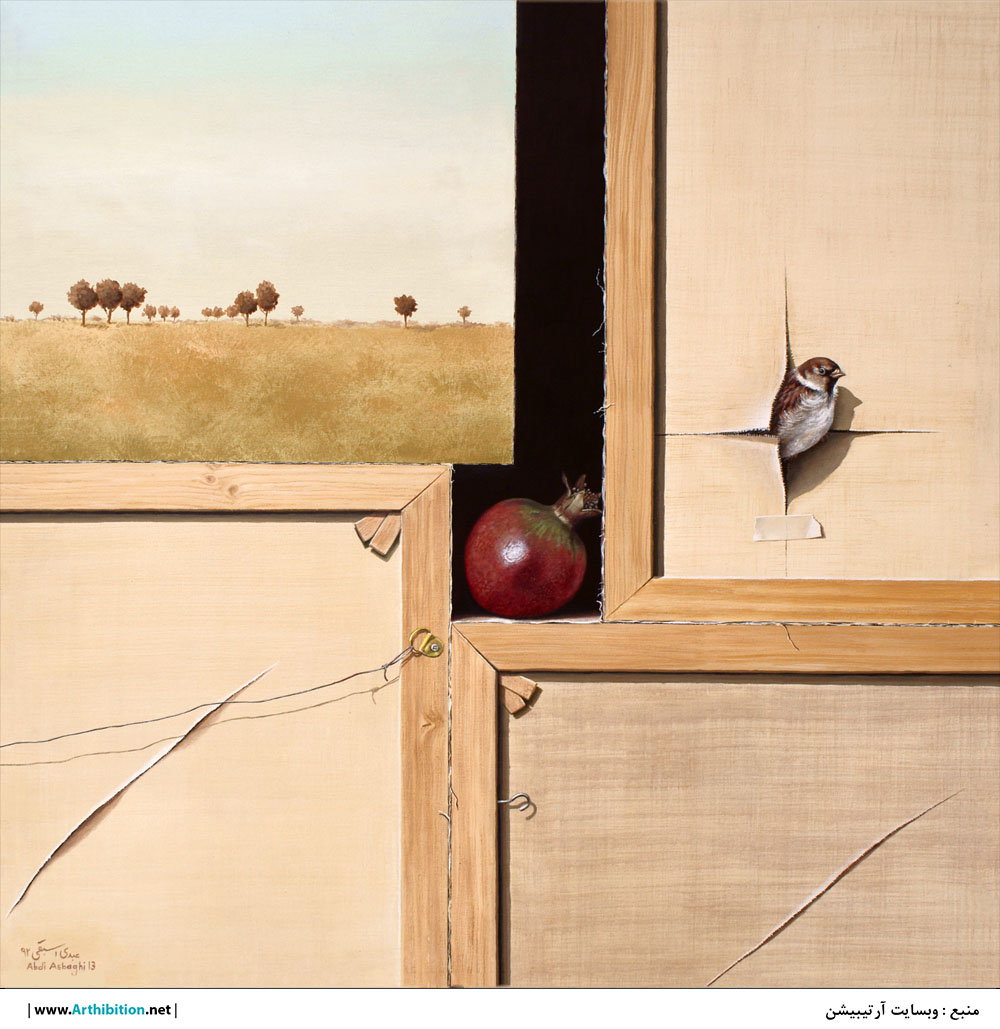 اثر بدون عنوان از عبدی اسبقی اثر بدون عنوان از عبدی اسبقی