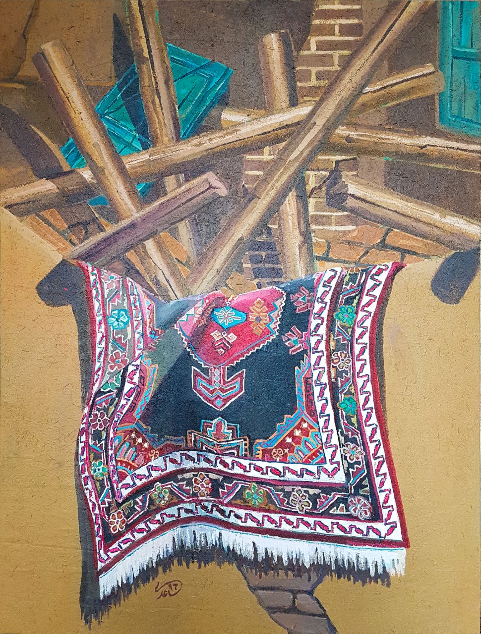 Artwork Earthquake by Shamsolah Saedi Artwork Earthquake by Shamsolah Saedi
