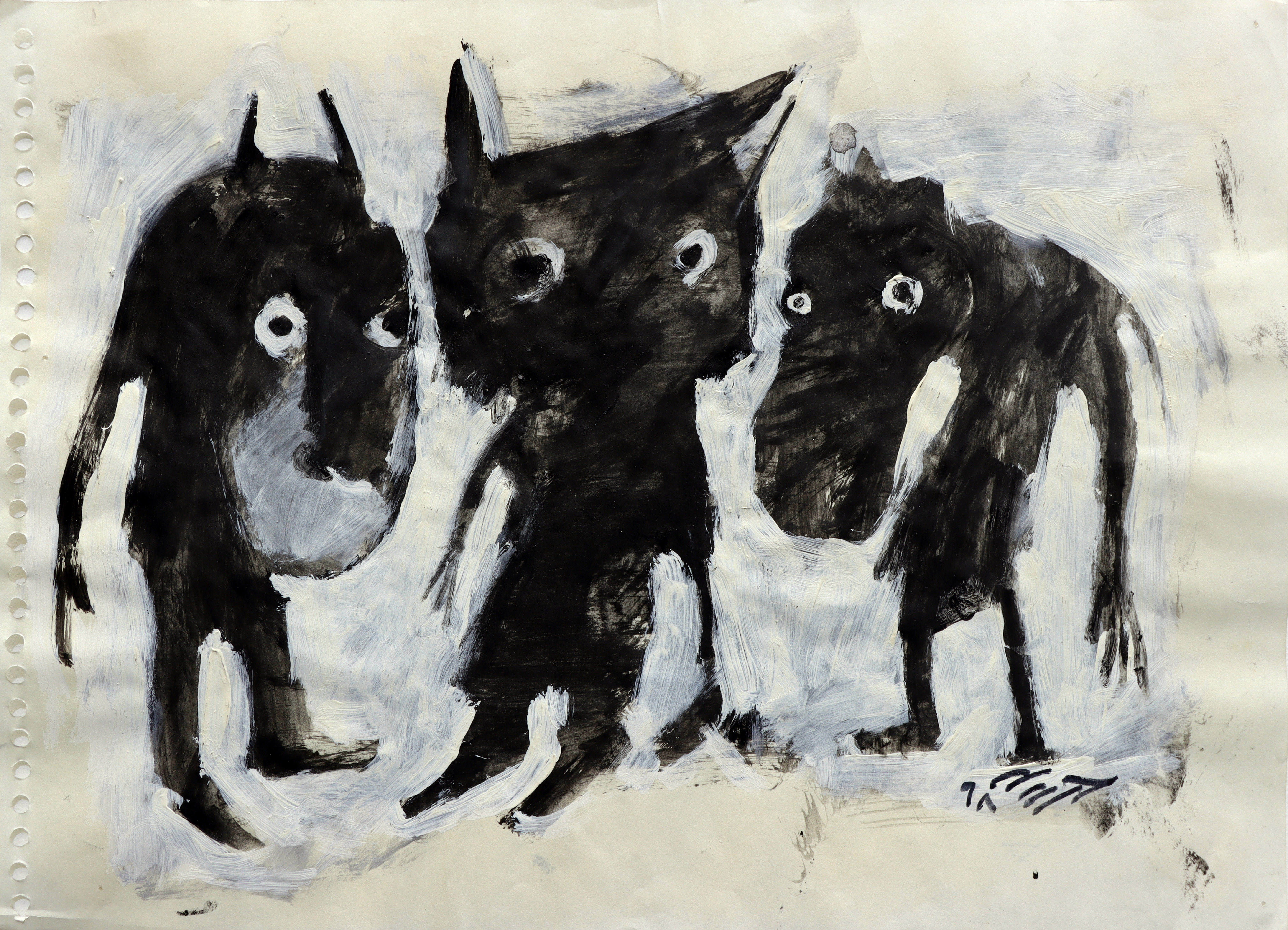 اثر بدون عنوان از کیومرث هارپا اثر بدون عنوان از کیومرث هارپا