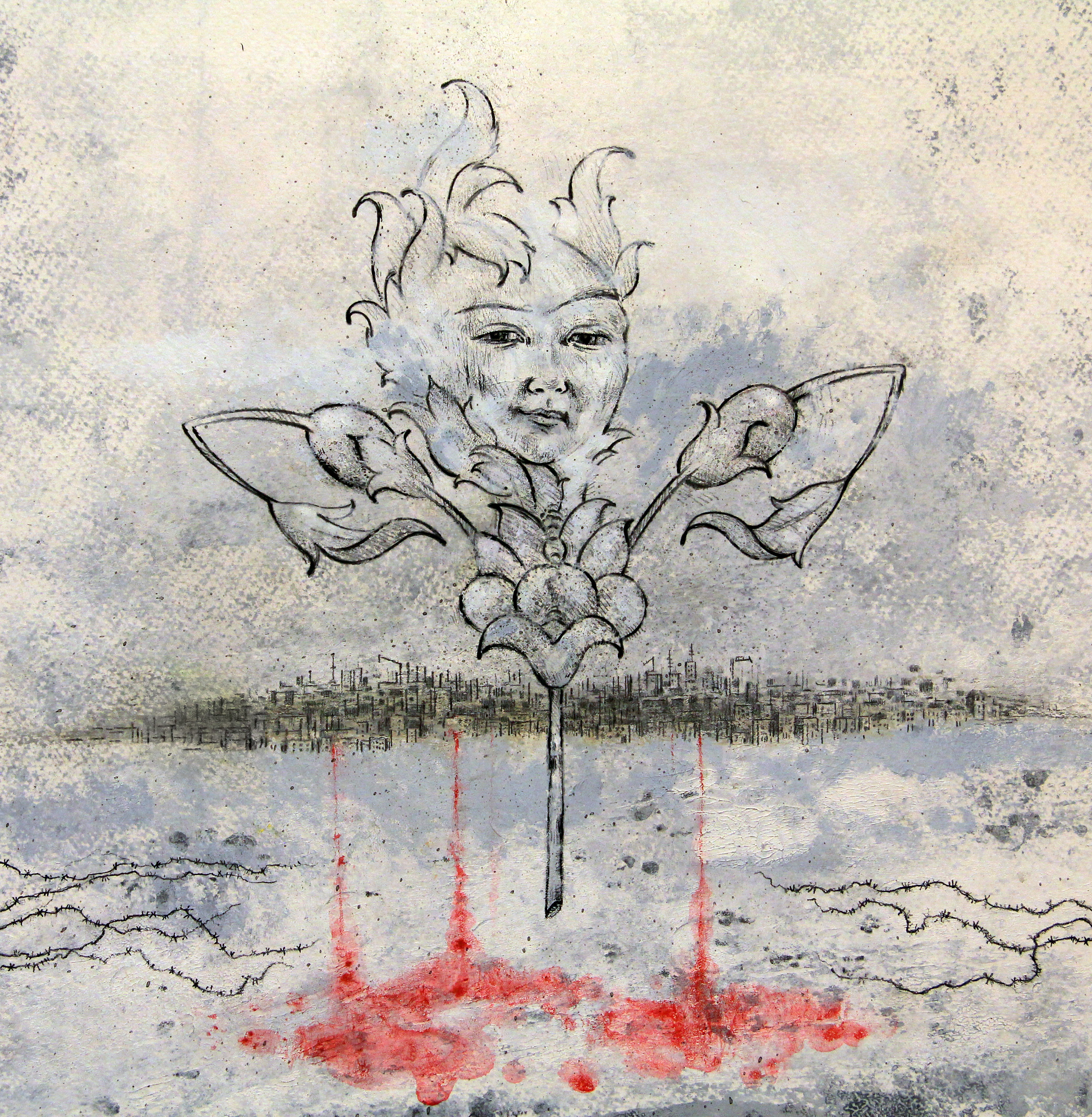 Artwork city uprising by Parnian Omidi Artwork city uprising by Parnian Omidi