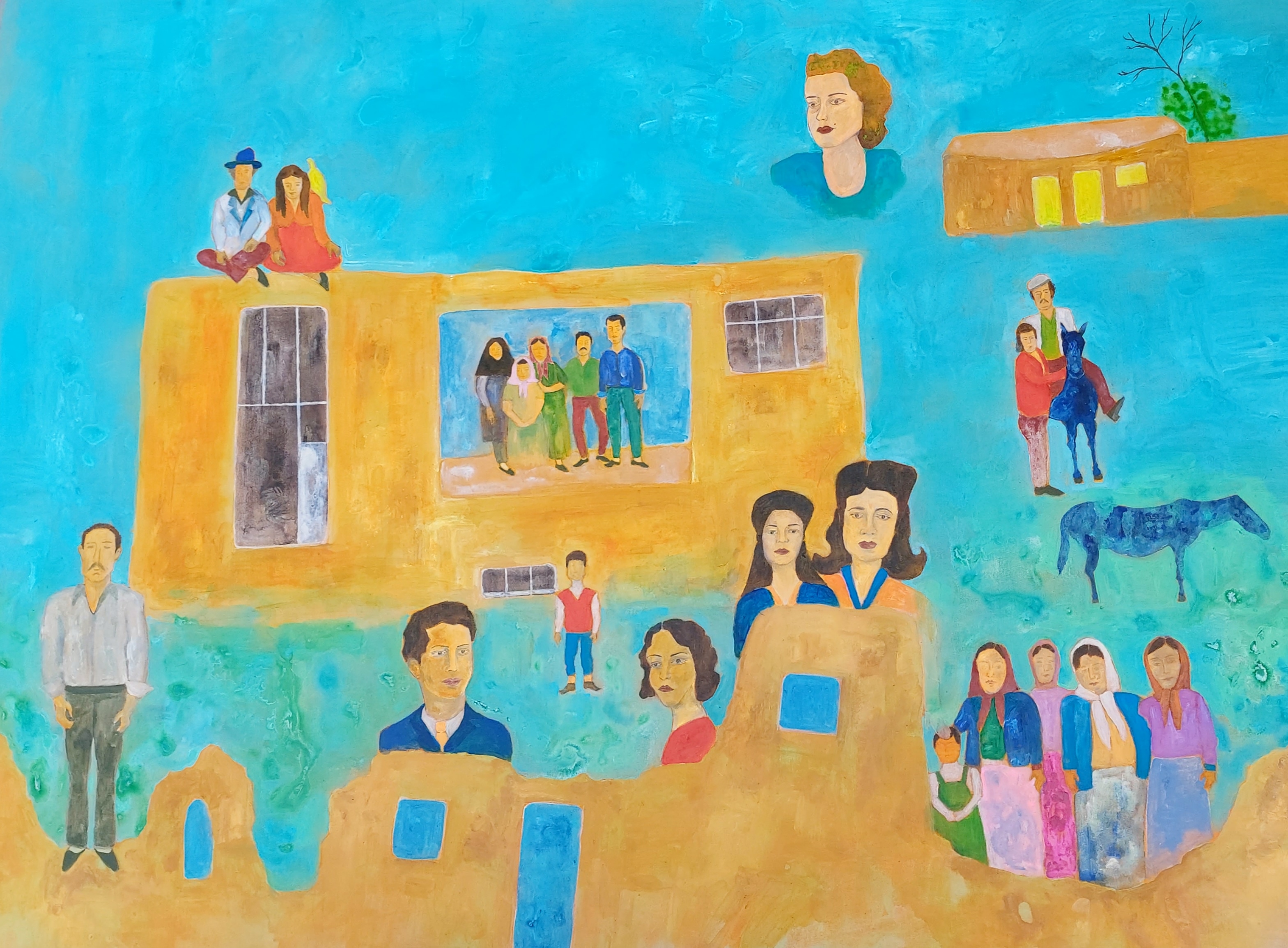 Artwork bright house by Fatemeh Farahani Artwork bright house by Fatemeh Farahani