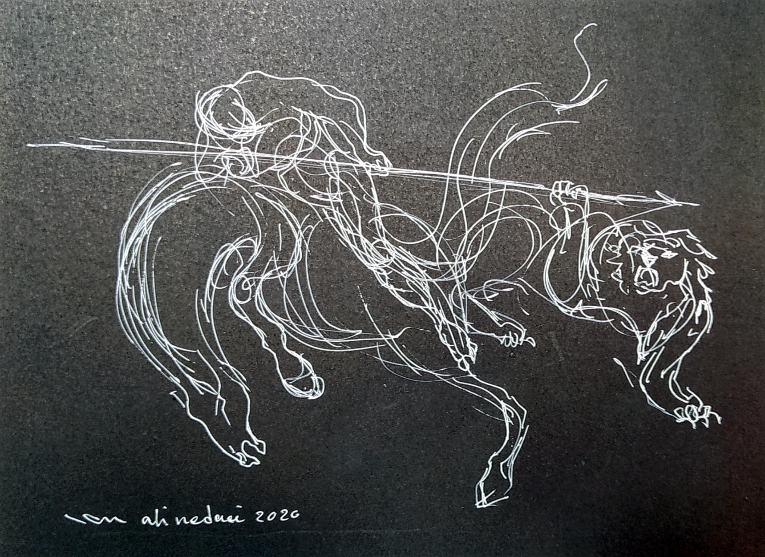 اثر بدون عنوان از علی ندایی اثر بدون عنوان از علی ندایی