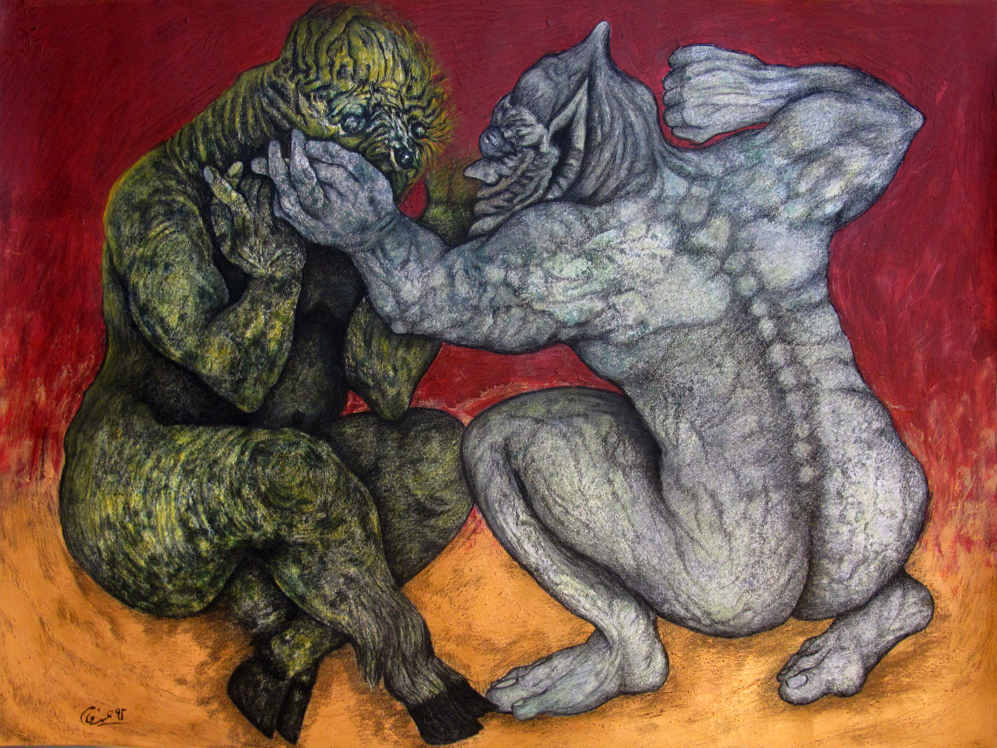 Artwork life of demons by Hamid Fam Artwork life of demons by Hamid Fam