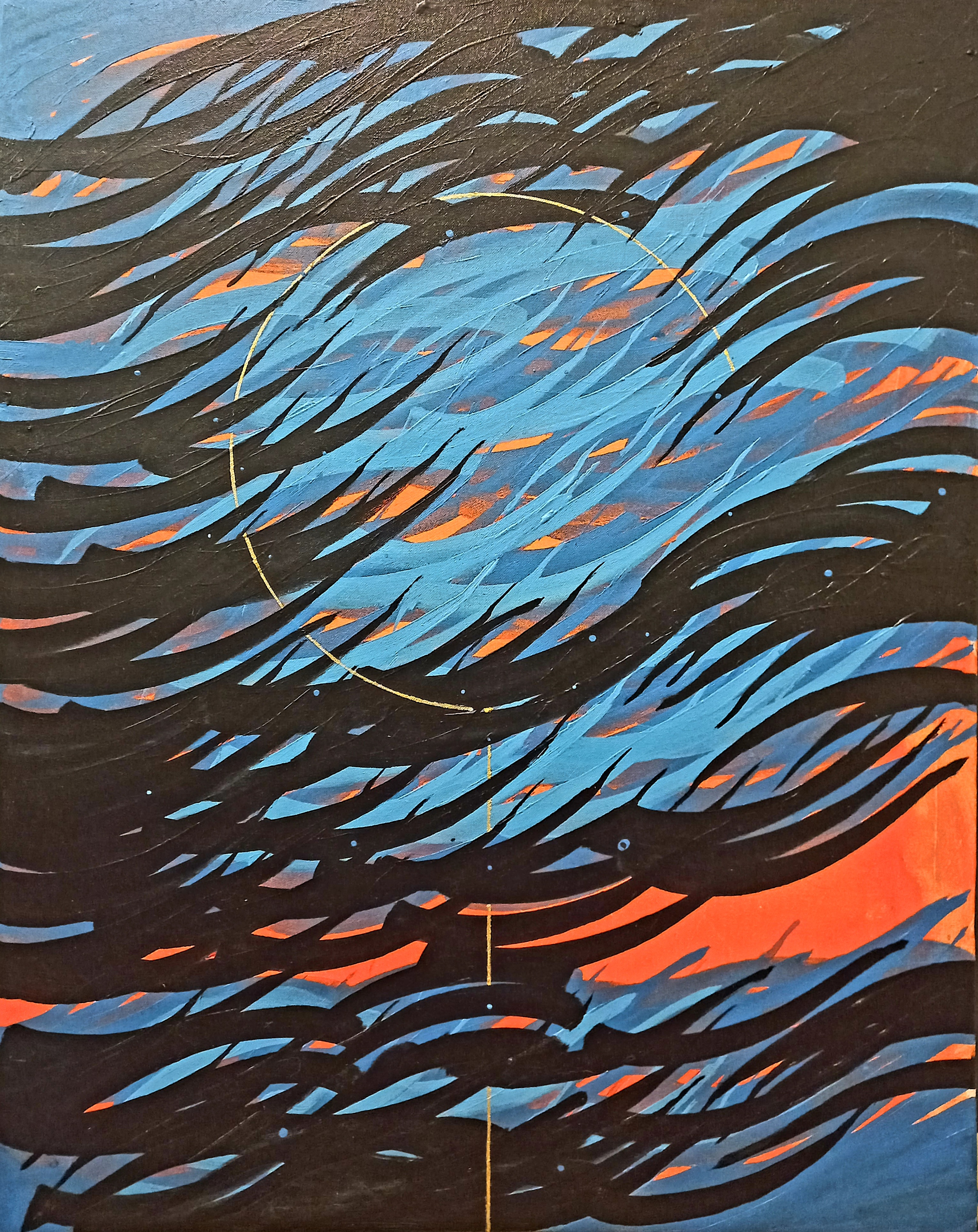 Artwork Waves by Morteza Shamissa Artwork Waves by Morteza Shamissa