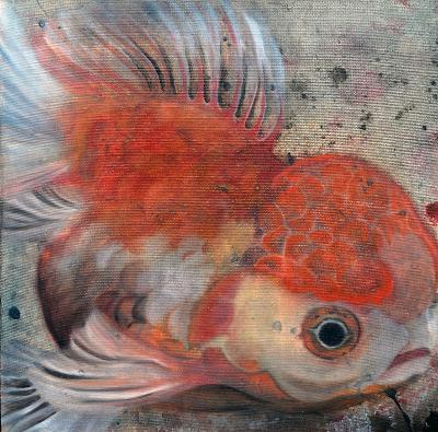 Artwork gold fish by mehrnaz ghafourian Artwork gold fish by mehrnaz ghafourian