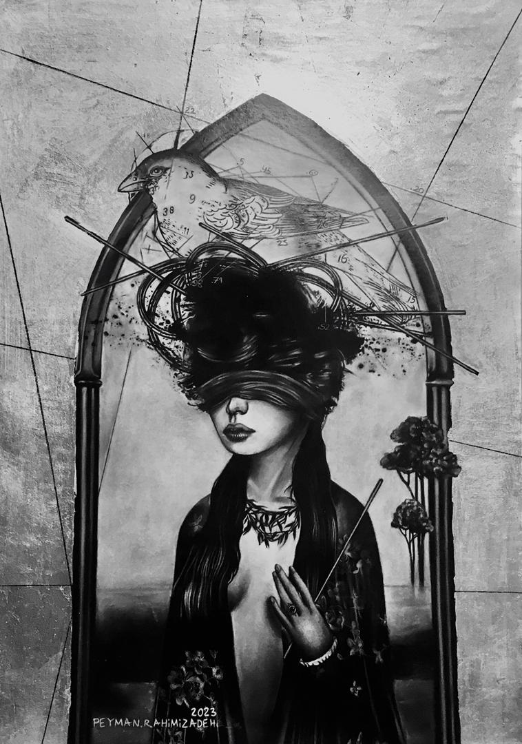 اثر بدون عنوان از پیمان رحیمیزاده اثر بدون عنوان از پیمان رحیمیزاده