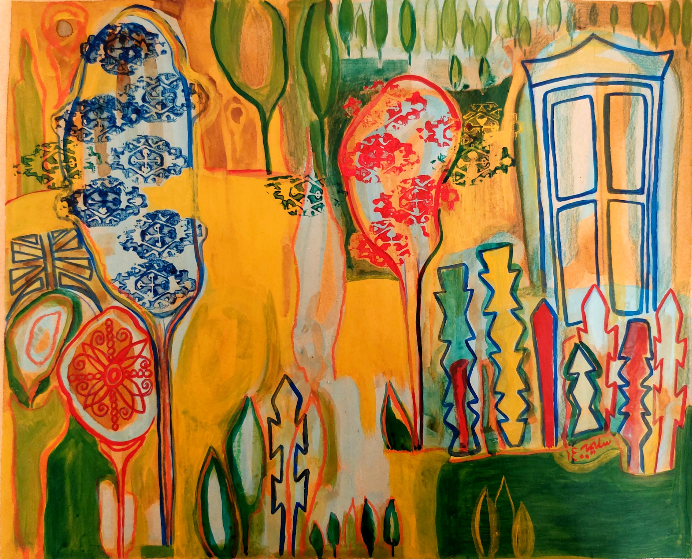 Artwork village by salime ghezel Artwork village by salime ghezel