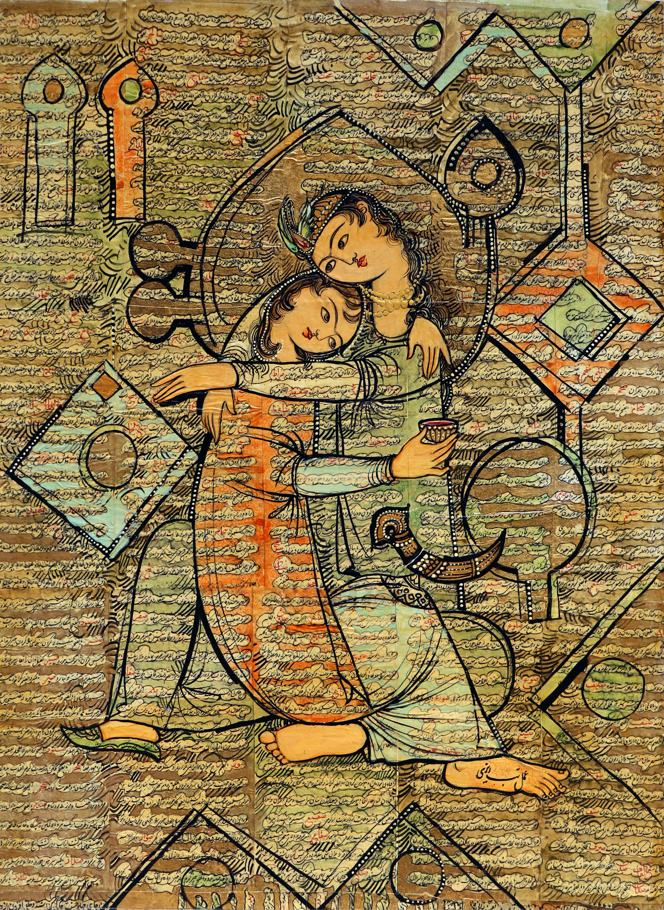 اثر بدون عنوان از صادق تبریزی اثر بدون عنوان از صادق تبریزی