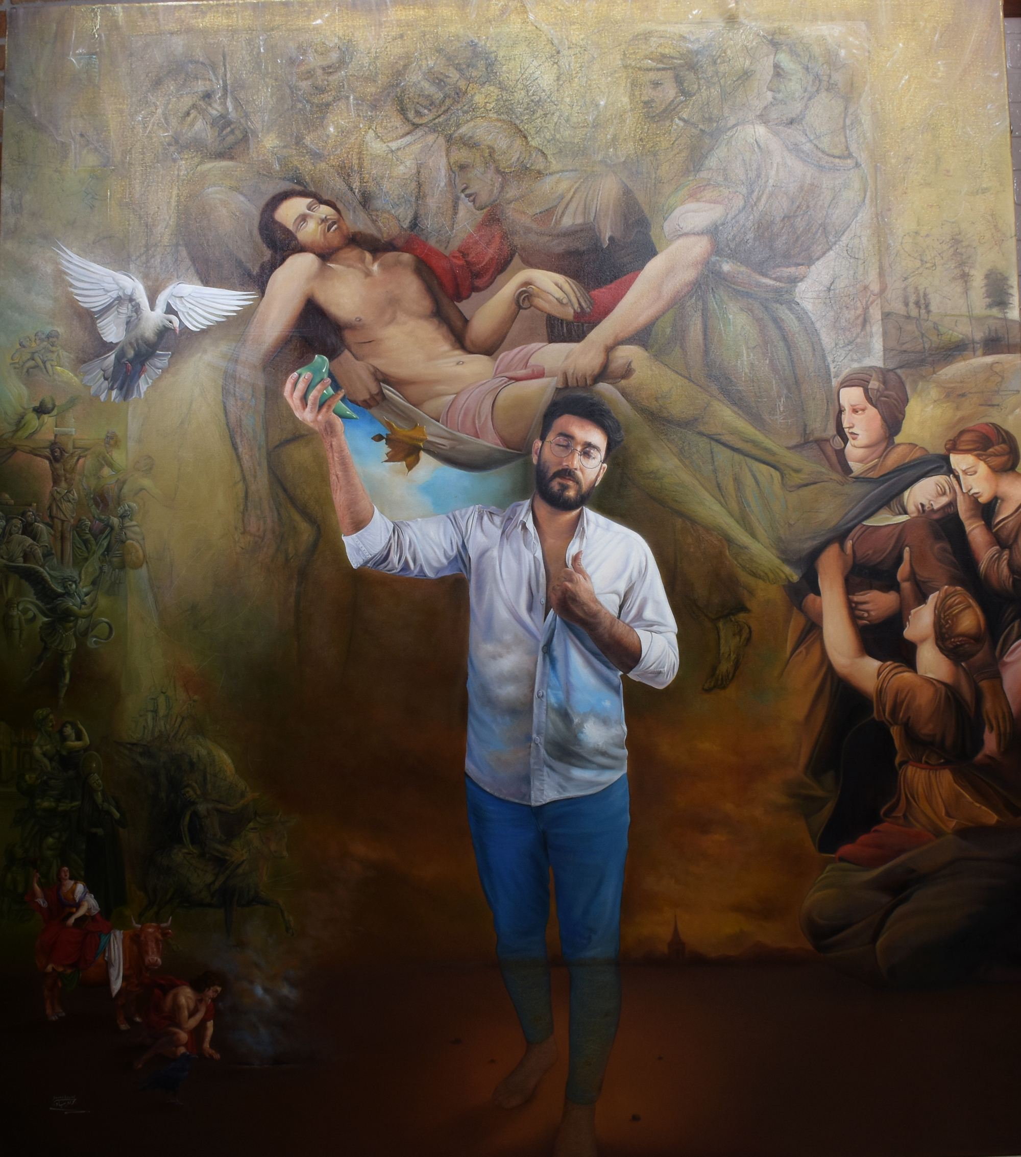 اثر مسلک از مجموعه دایره تکامل 2020 از جواد بیاد اثر مسلک از مجموعه دایره تکامل 2020 از جواد بیاد