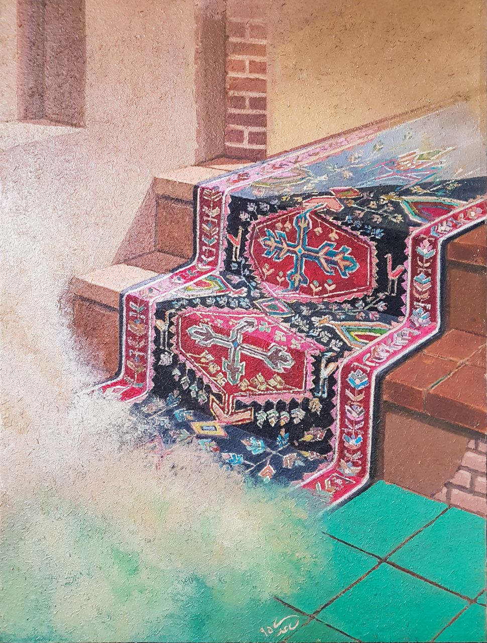 Artwork The Paternal House by Shamsolah Saedi Artwork The Paternal House by Shamsolah Saedi