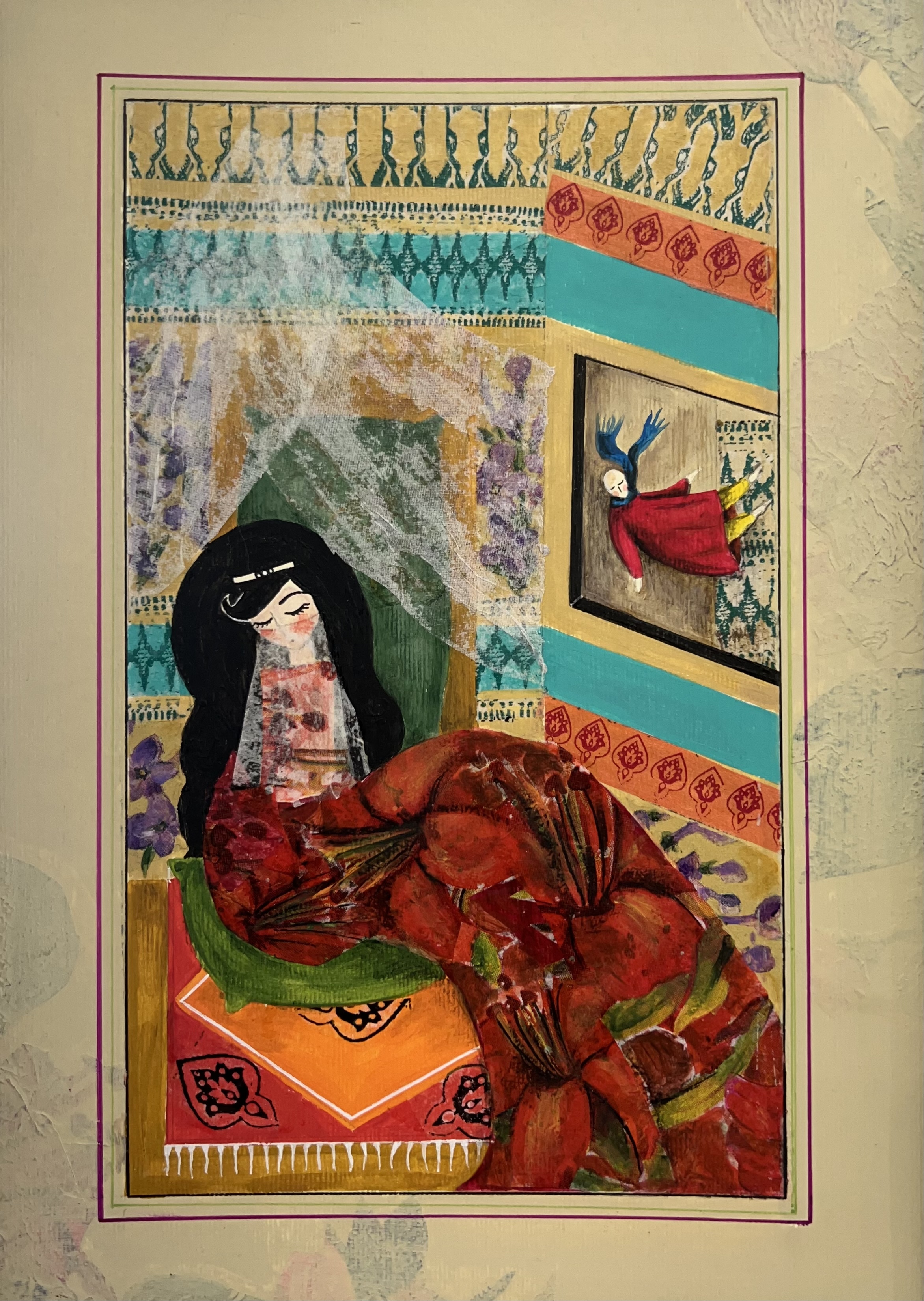 اثر بدون عنوان از غزاله نقیبی اثر بدون عنوان از غزاله نقیبی