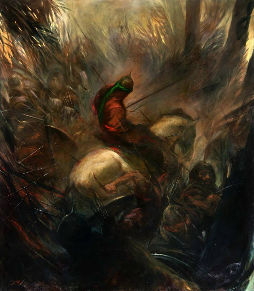 اثر بدون عنوان از حسن روح الامین اثر بدون عنوان از حسن روح الامین