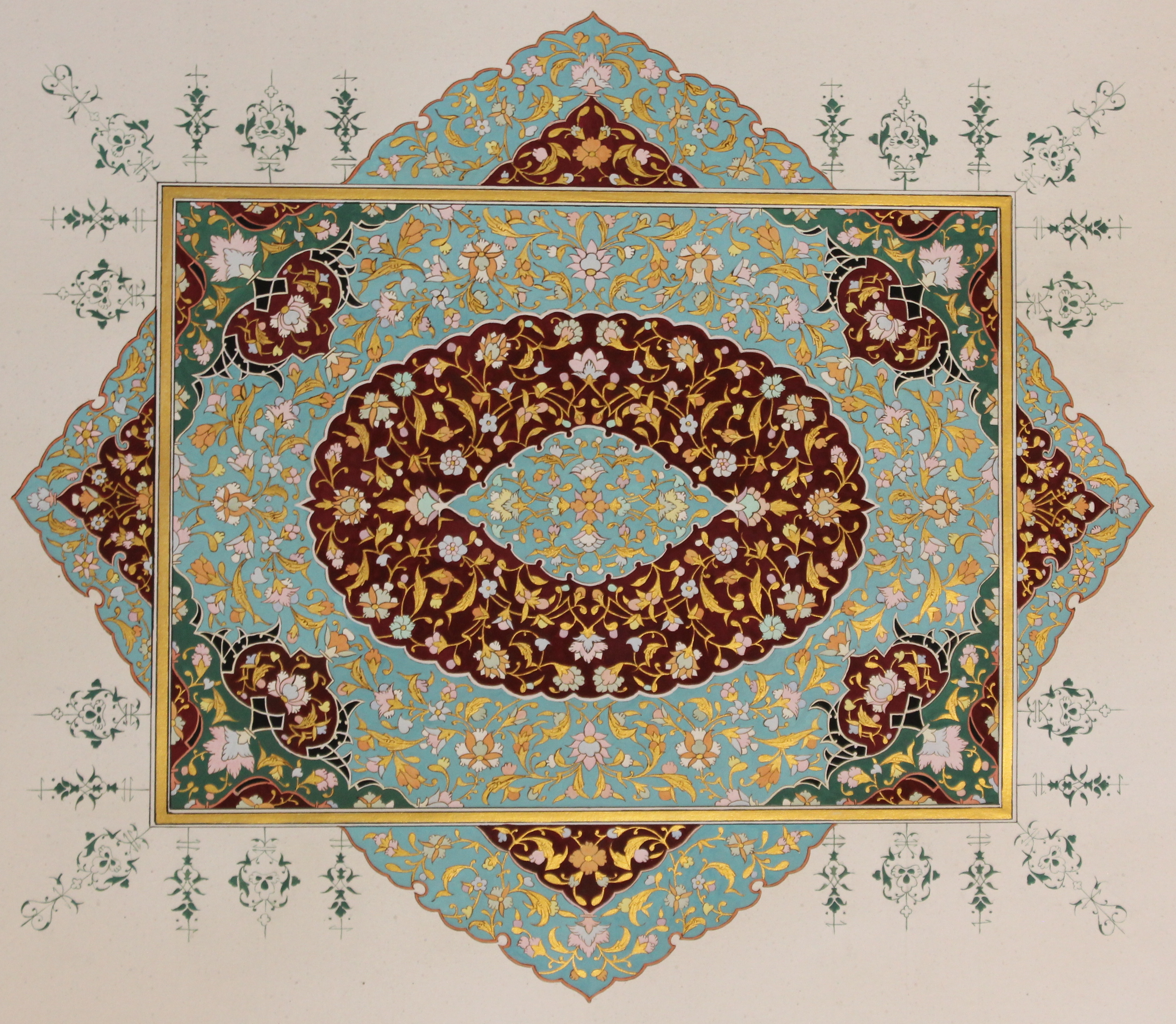 Artwork tazhib by Golsa Haj Asadpour Razmi Artwork tazhib by Golsa Haj Asadpour Razmi