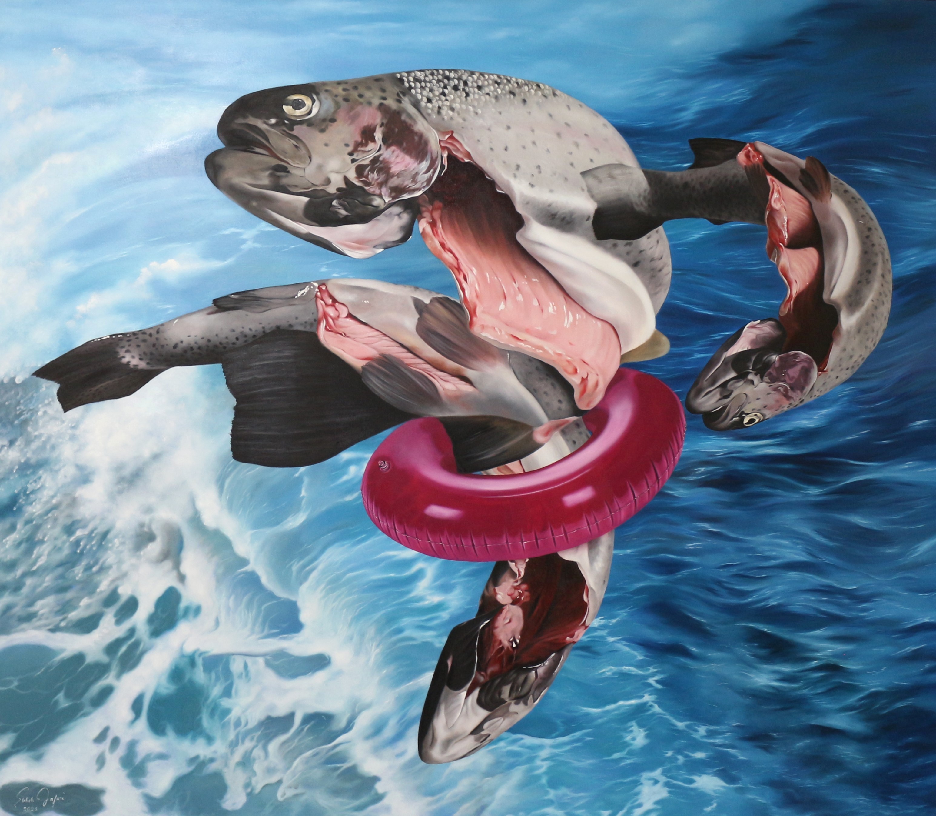 اثر بدون عنوان از الهه جعفری اثر بدون عنوان از الهه جعفری