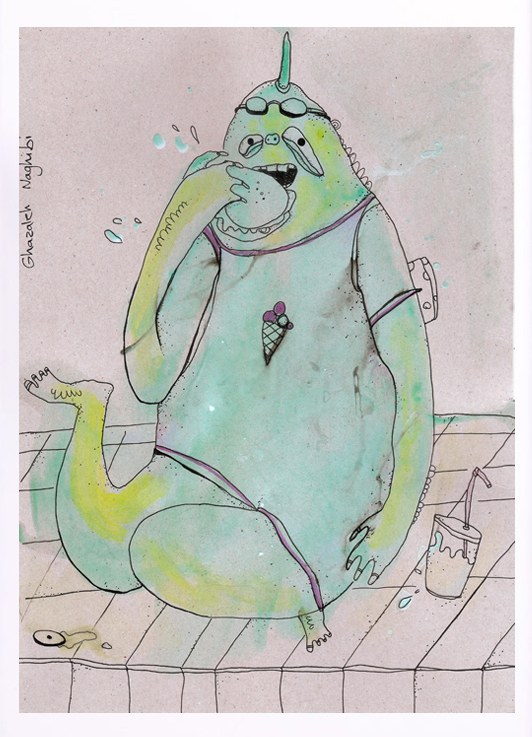 اثر استخر از غزاله نقیبی اثر استخر از غزاله نقیبی