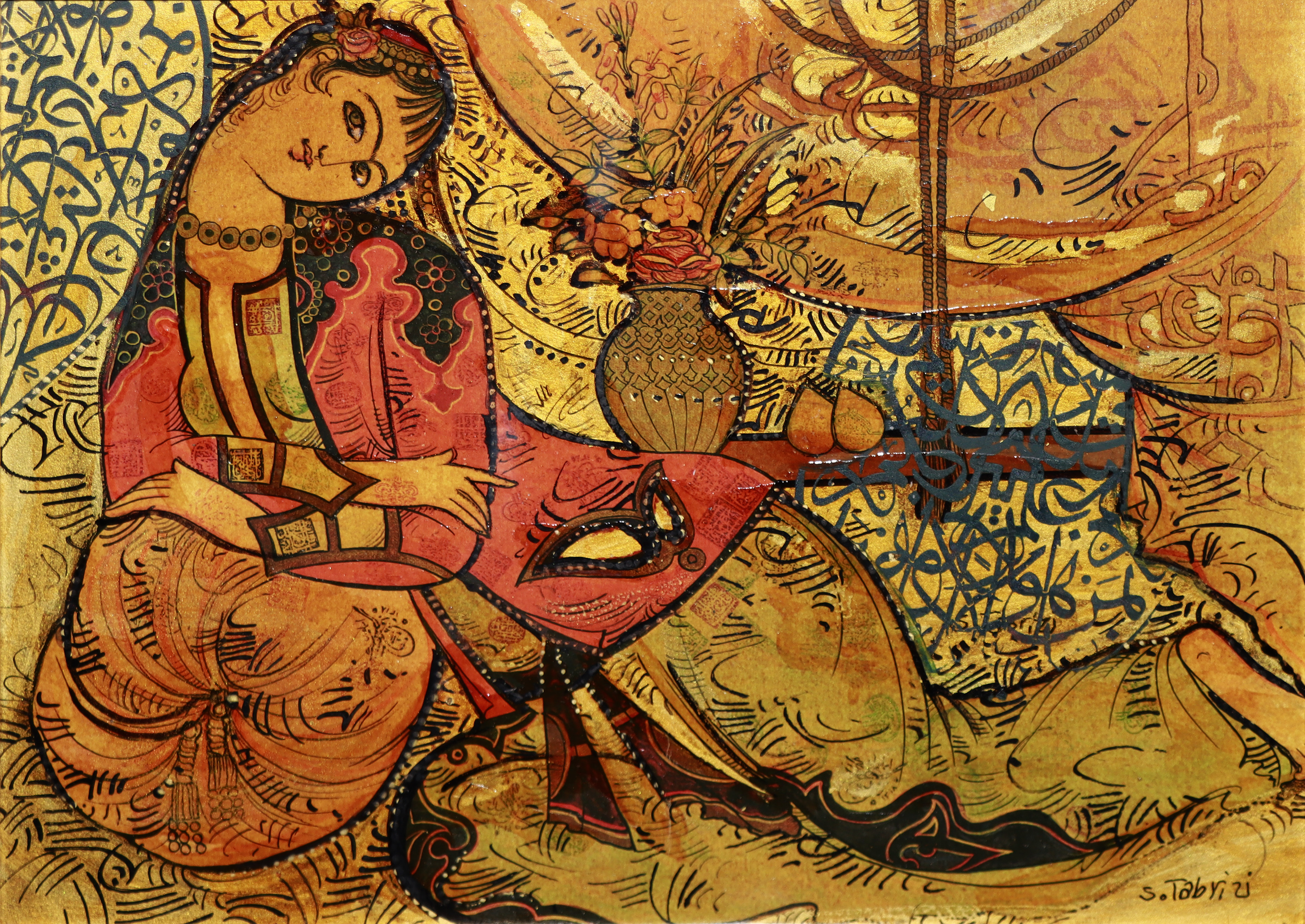 اثر بدون عنوان از صادق تبریزی اثر بدون عنوان از صادق تبریزی