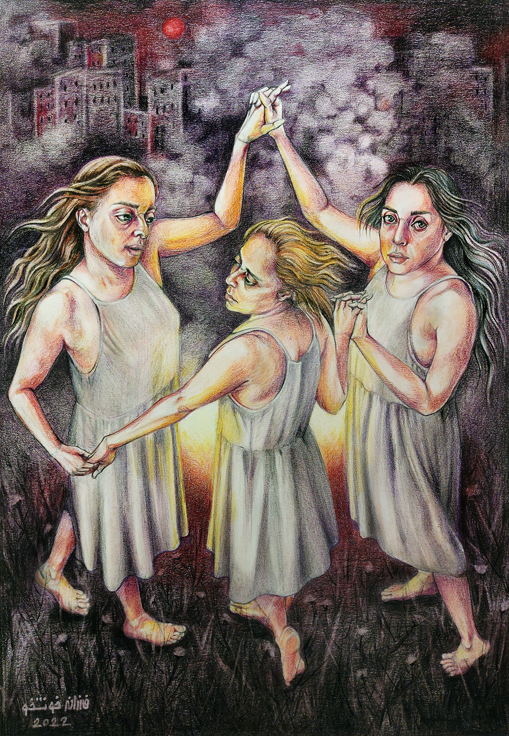 اثر رقصی میان آتش و دود از فرزانه خوشخو اثر رقصی میان آتش و دود از فرزانه خوشخو