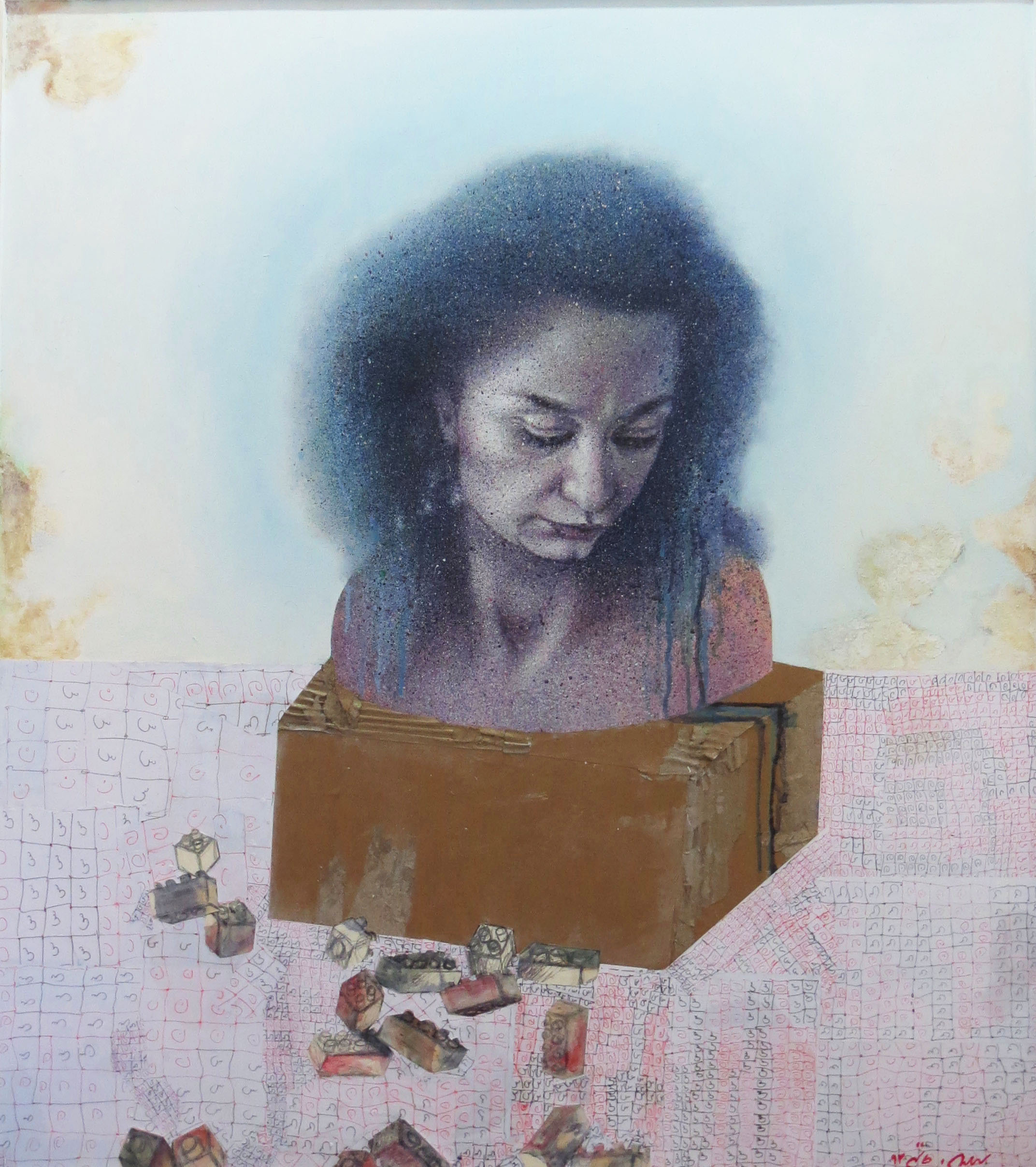 Artwork Hery woman!where do you stand in this panet? four one by saeedeh hatami Artwork Hery woman!where do you stand in this panet? four one by saeedeh hatami