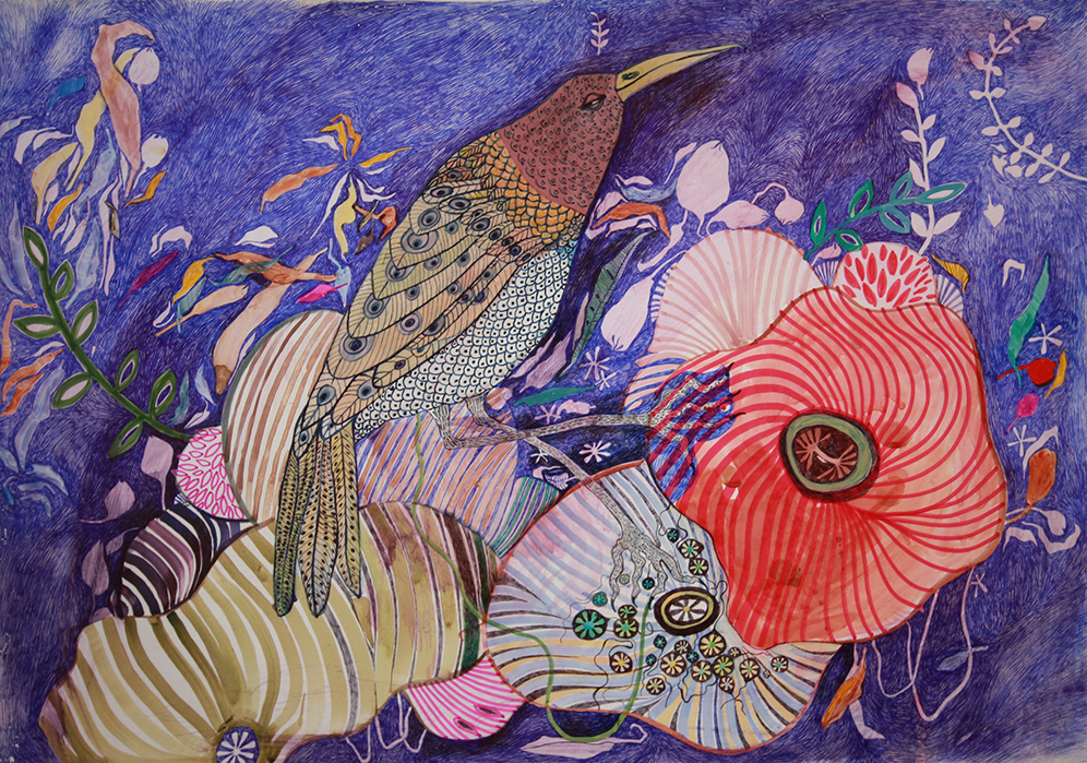 Artwork The Conference Of The Birds2 by maryam ghaderi Artwork The Conference Of The Birds2 by maryam ghaderi