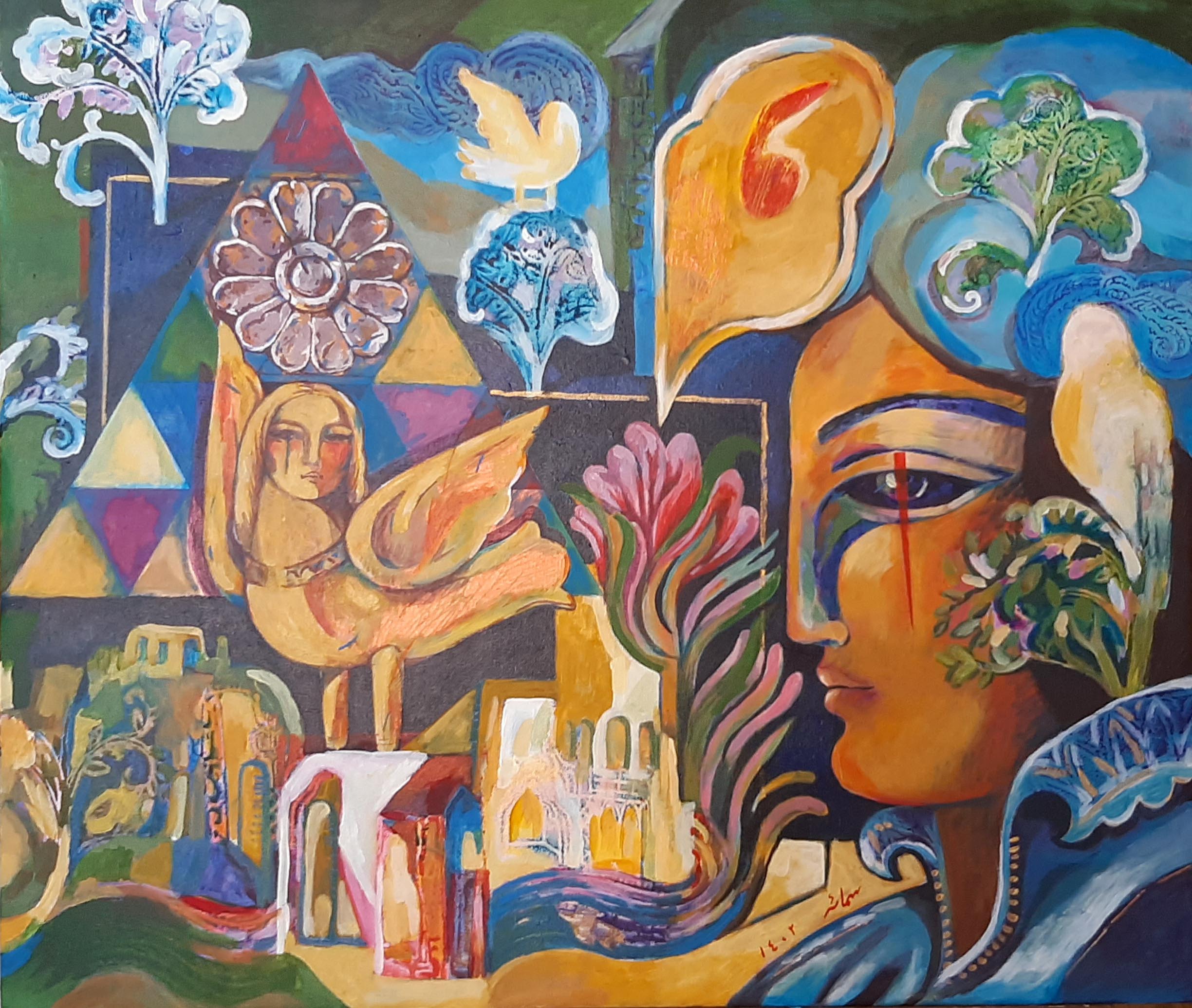 Artwork The Sun by Samaeh Sharifi Artwork The Sun by Samaeh Sharifi