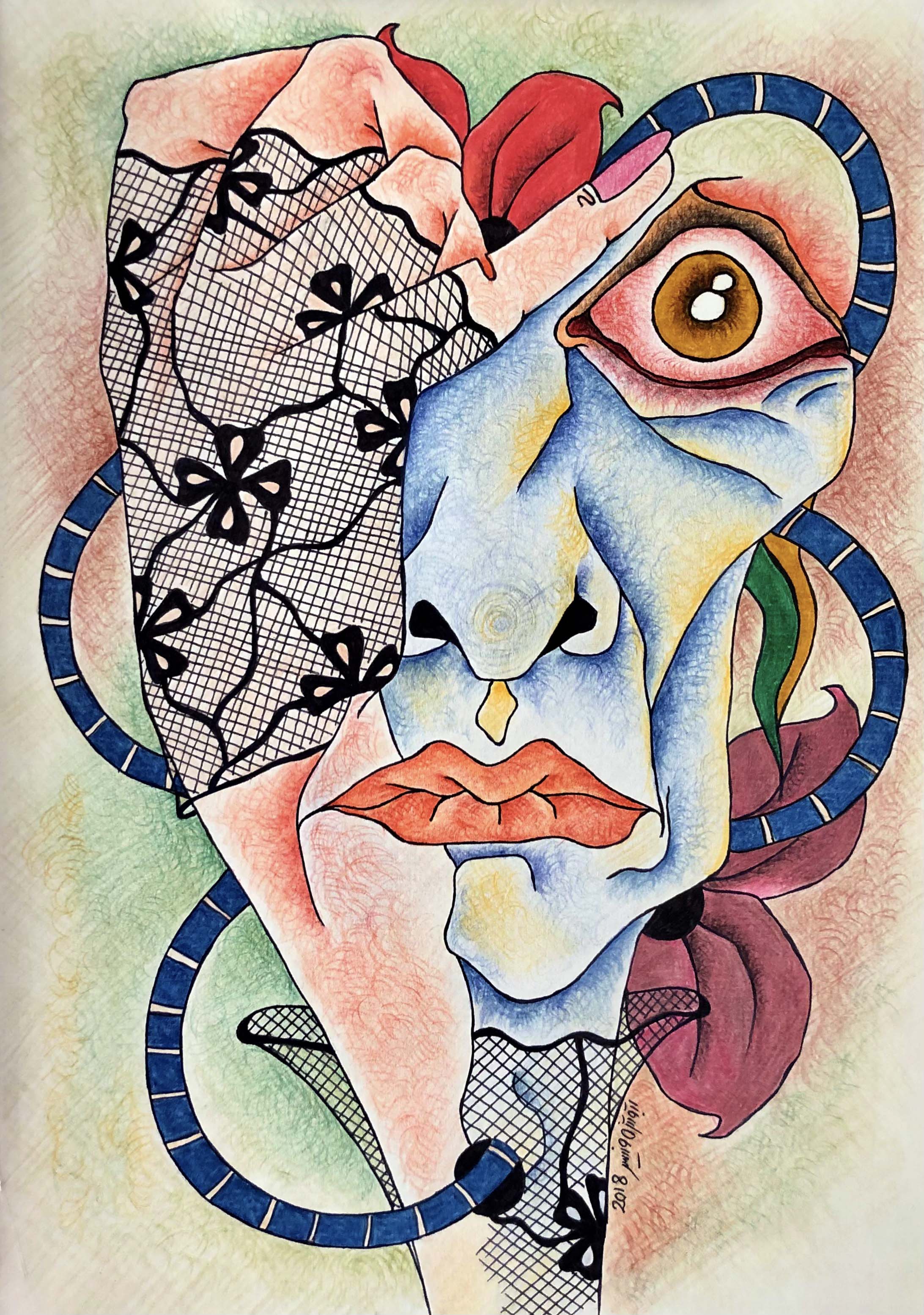 Artwork Mourning 4 by Banafsheh Farisabadi Artwork Mourning 4 by Banafsheh Farisabadi