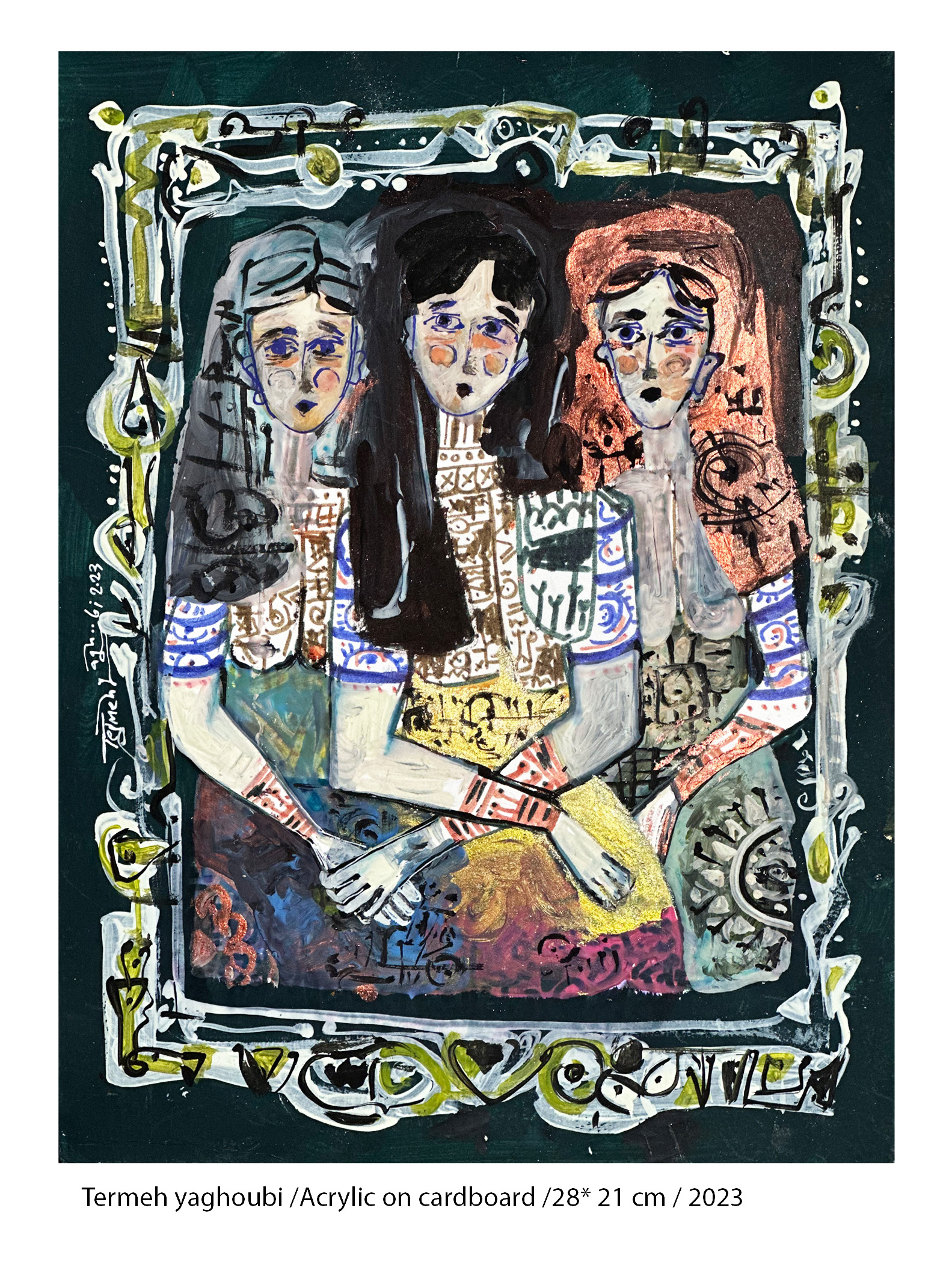 Girls waiting | | Buy and Sell Artwork Girls waiting | | Buy and Sell Artwork