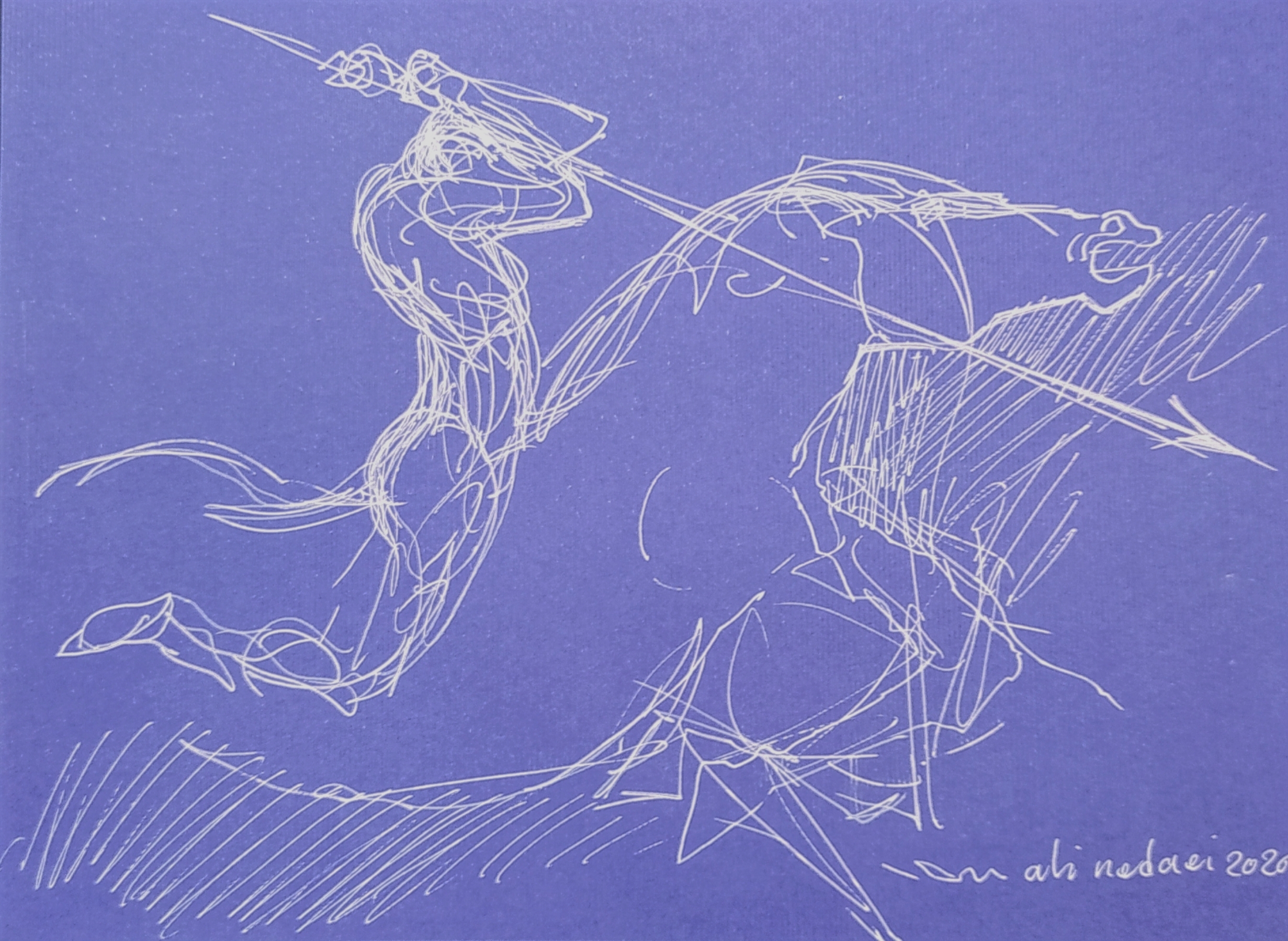 اثر بدون عنوان از علی ندایی اثر بدون عنوان از علی ندایی