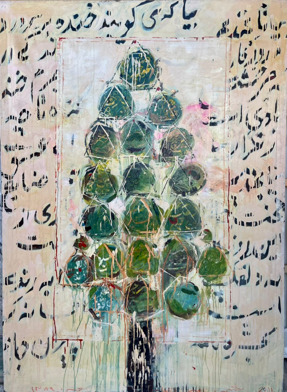 اثر از مجموعه درخت سحر آمیز از محسن جمالی نیک اثر از مجموعه درخت سحر آمیز از محسن جمالی نیک