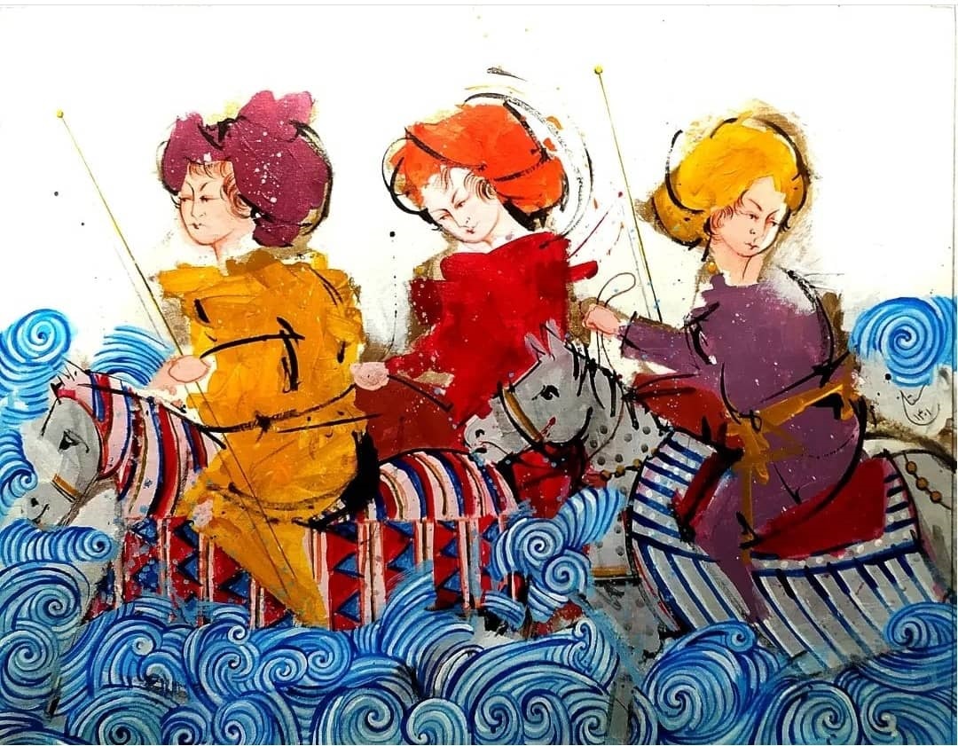 اثر بدون عنوان از محمد مستان دهی اثر بدون عنوان از محمد مستان دهی