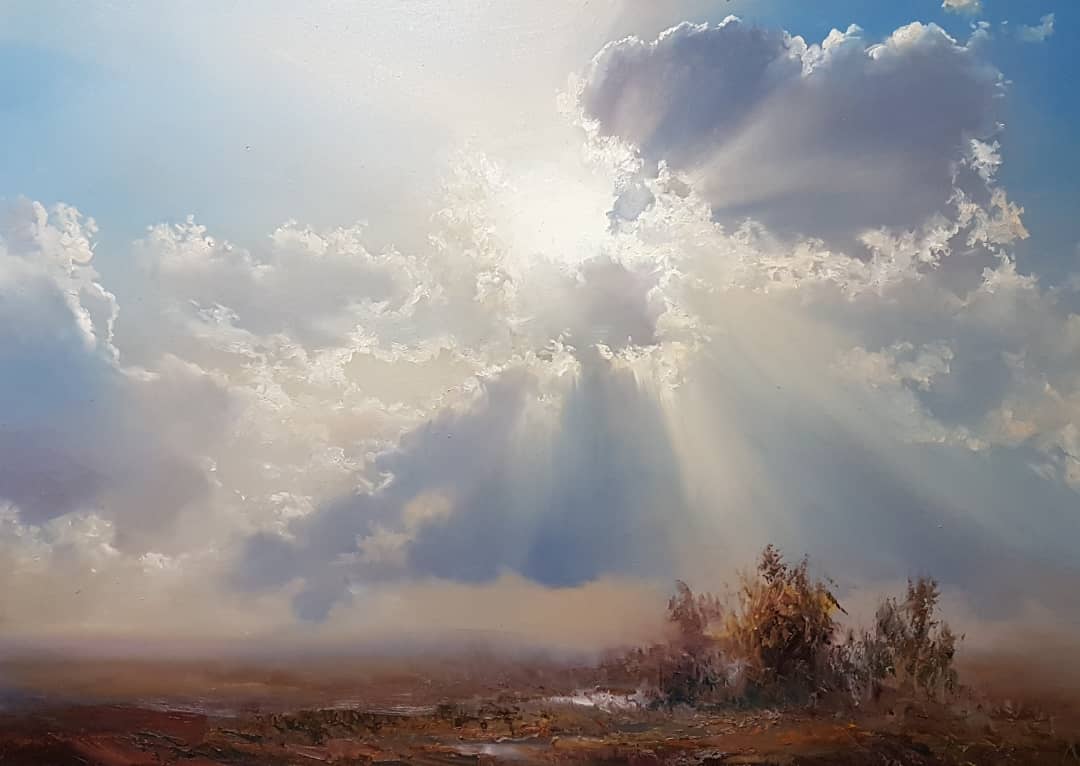 Artwork Clouds and Sun by Faramarz Mokhtarpour Artwork Clouds and Sun by Faramarz Mokhtarpour