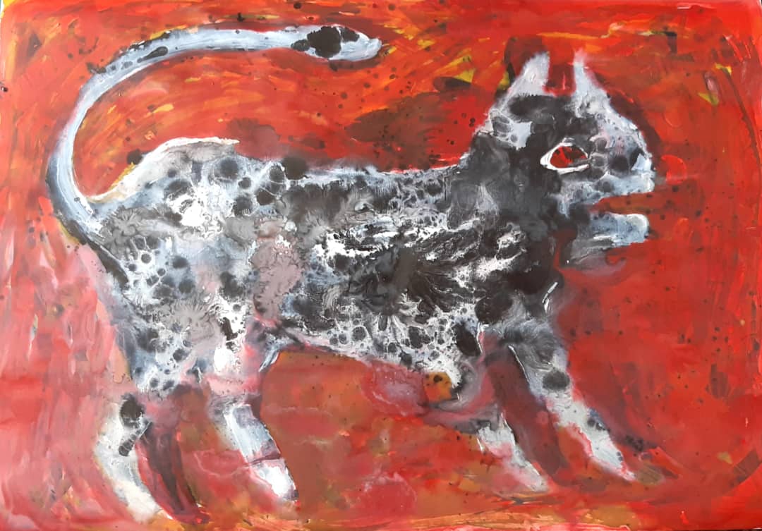 اثر شیر سفید ایرانی از اسکندر سلمانپور اثر شیر سفید ایرانی از اسکندر سلمانپور