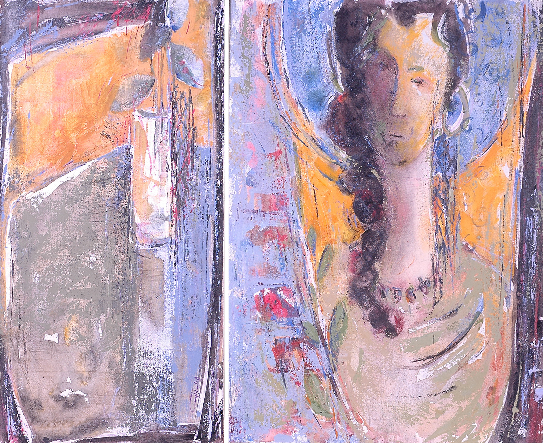 اثر بدون عنوان سه( دو لته) از رضا تهرانی اثر بدون عنوان سه( دو لته) از رضا تهرانی