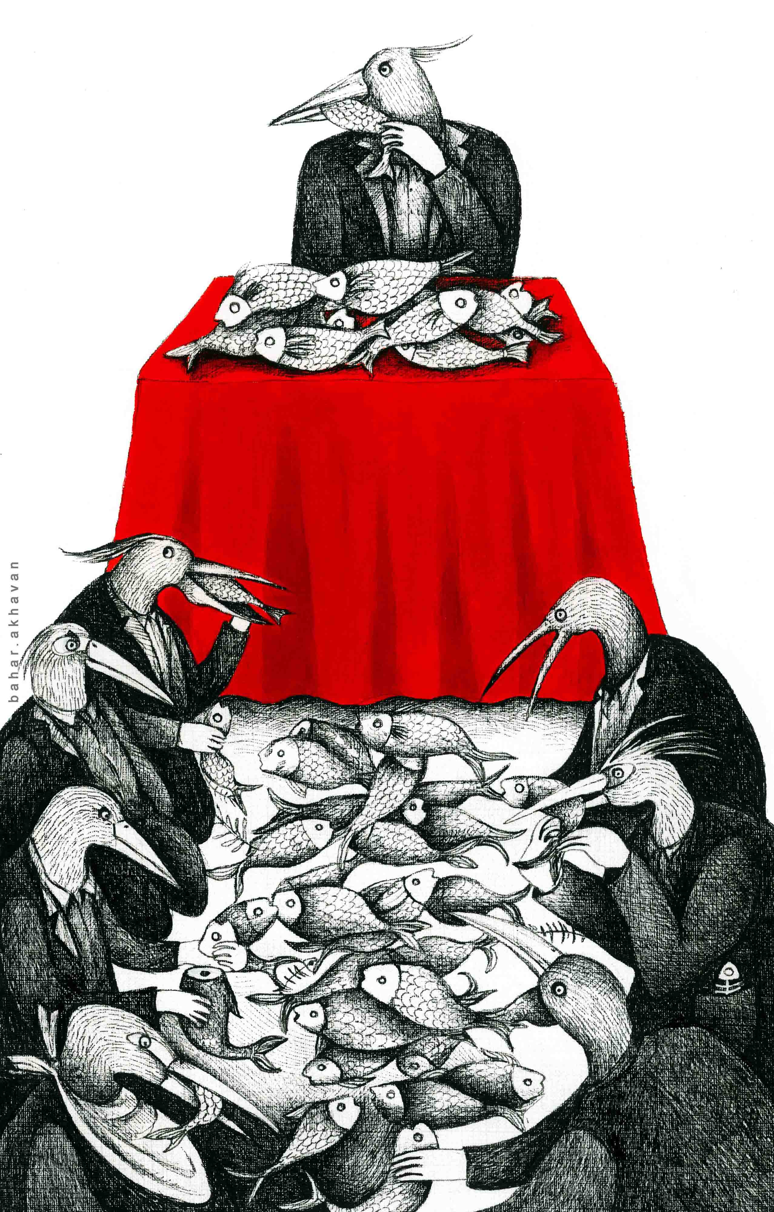 Artwork The hunter by Bahar Akhavan Artwork The hunter by Bahar Akhavan