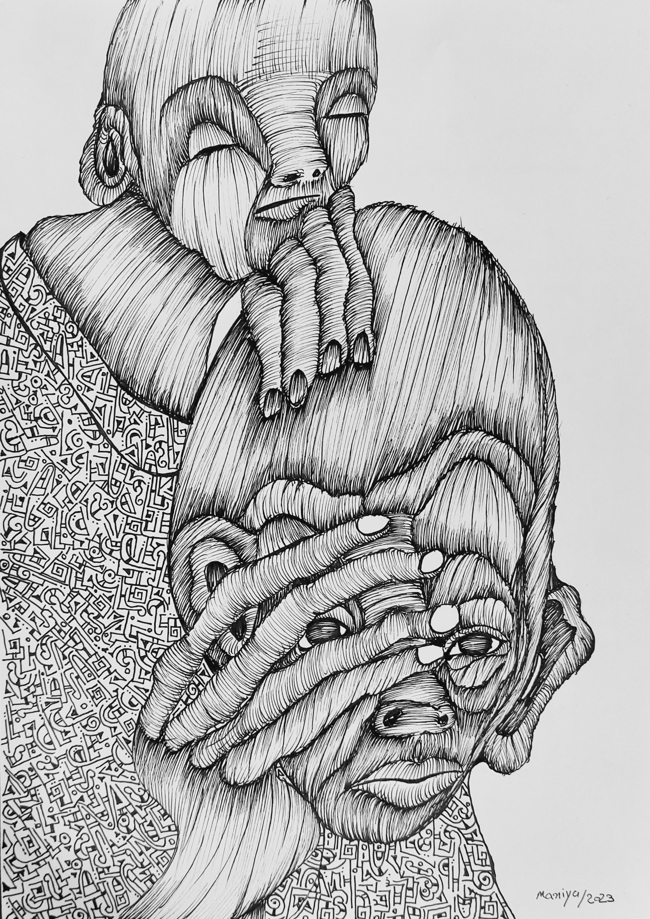 Artwork Stories without ending by mania jalalifarahani Artwork Stories without ending by mania jalalifarahani