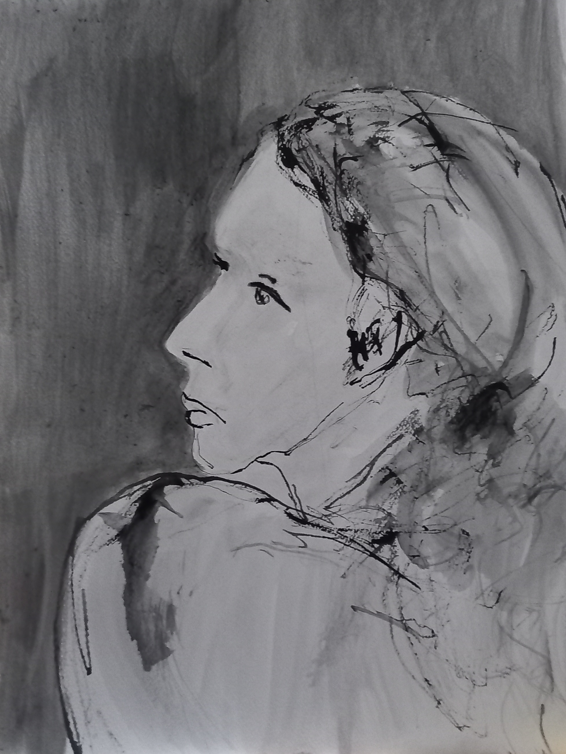 Artwork Selfportrait10 by sara abooie mehrizi Artwork Selfportrait10 by sara abooie mehrizi